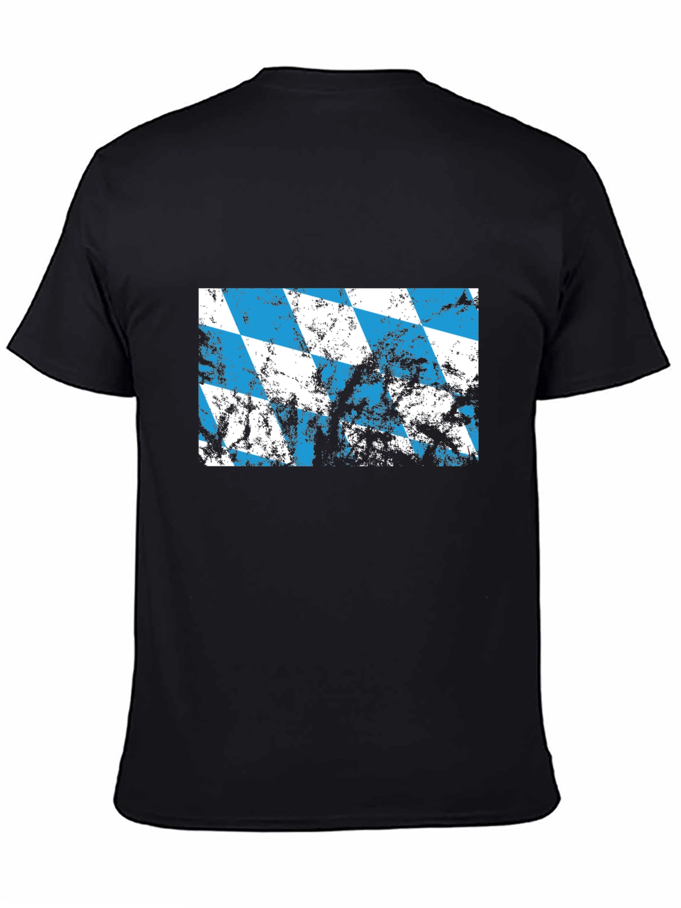 Mens Bavarian Flag Graphic T-Shirt