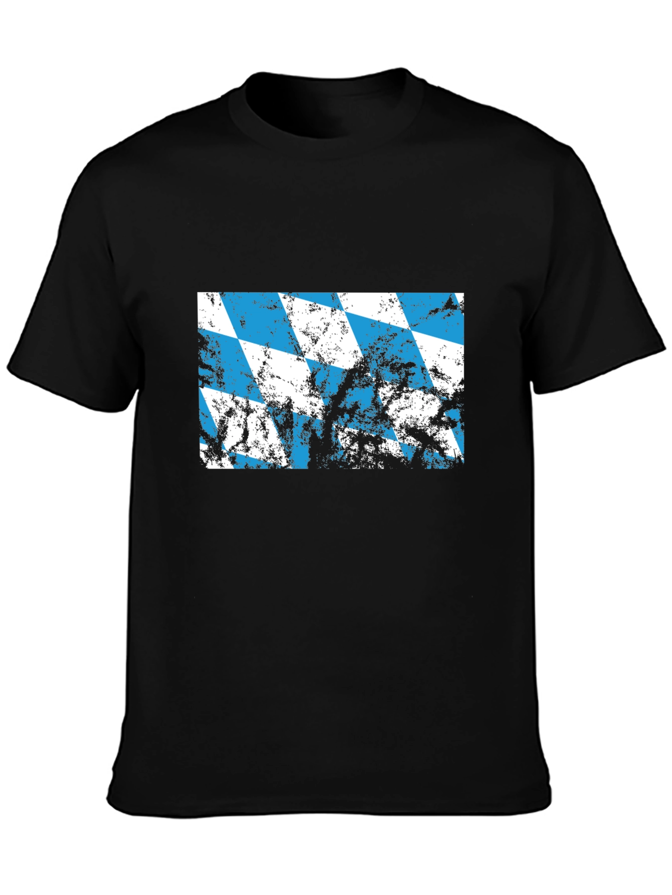 Mens Bavarian Flag Graphic T-Shirt