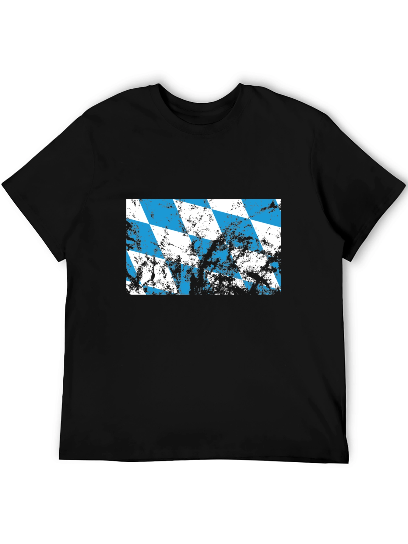 Mens Bavarian Flag Graphic T-Shirt