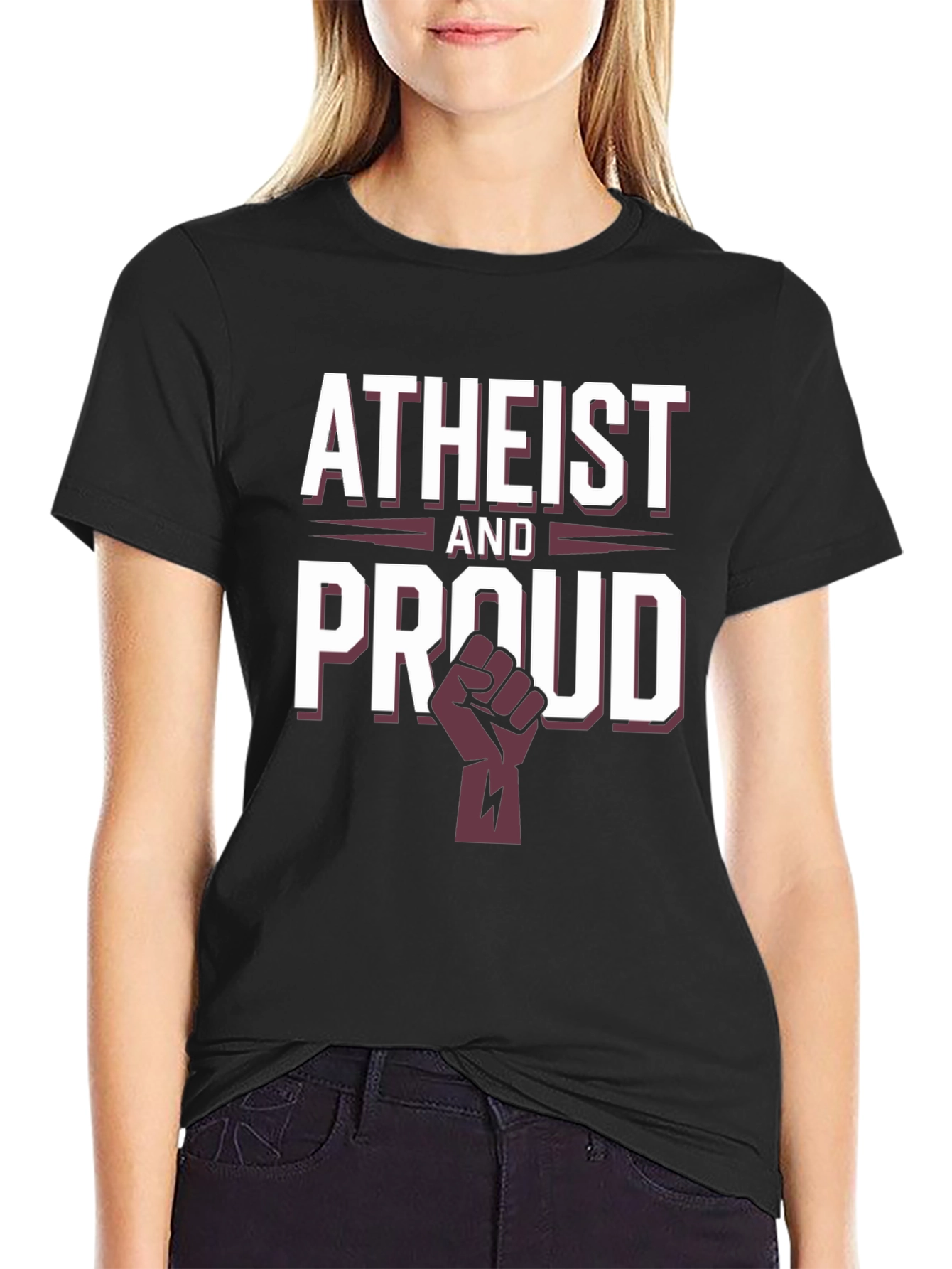 Atheist and Proud Graphic T-Shirt