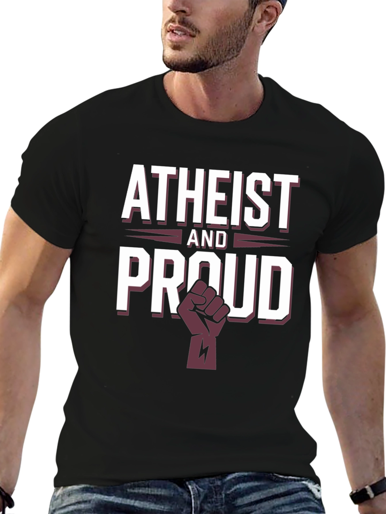 Atheist and Proud Graphic T-Shirt