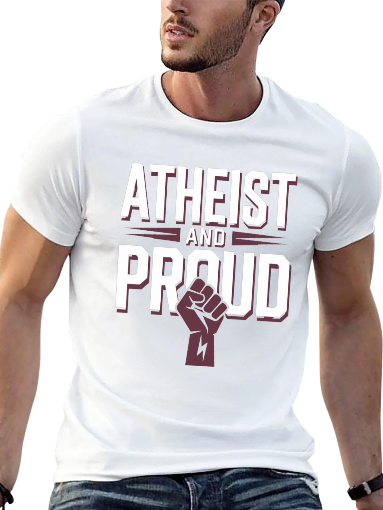 Atheist and Proud Graphic T-Shirt