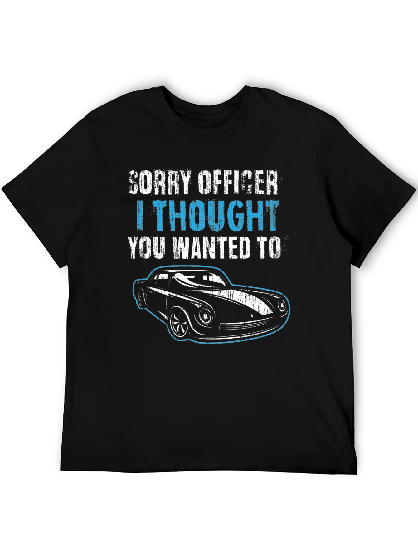 Sorry Officer Car T-Shirt