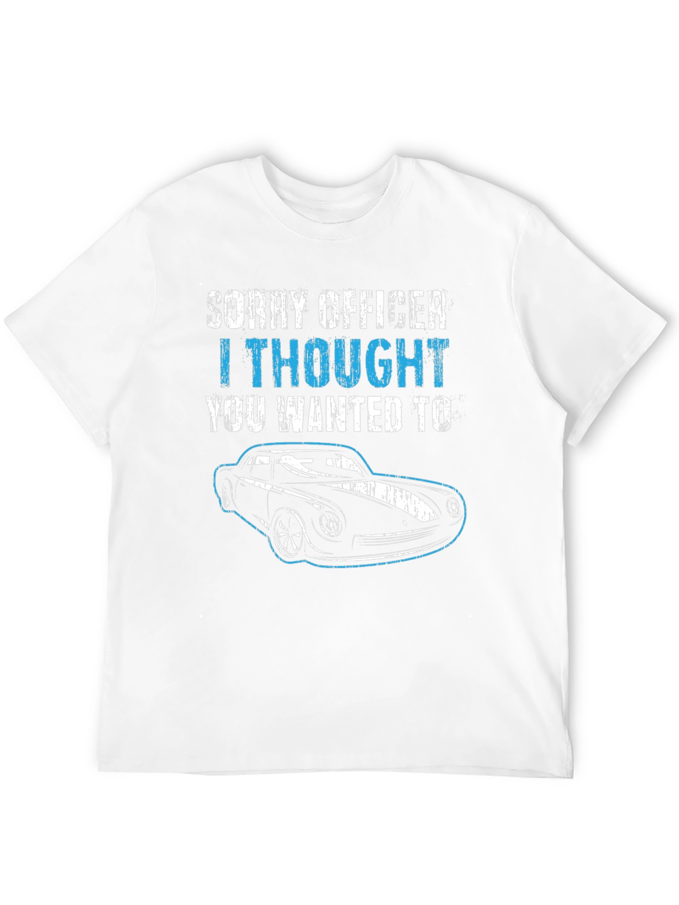Sorry Officer Car T-Shirt