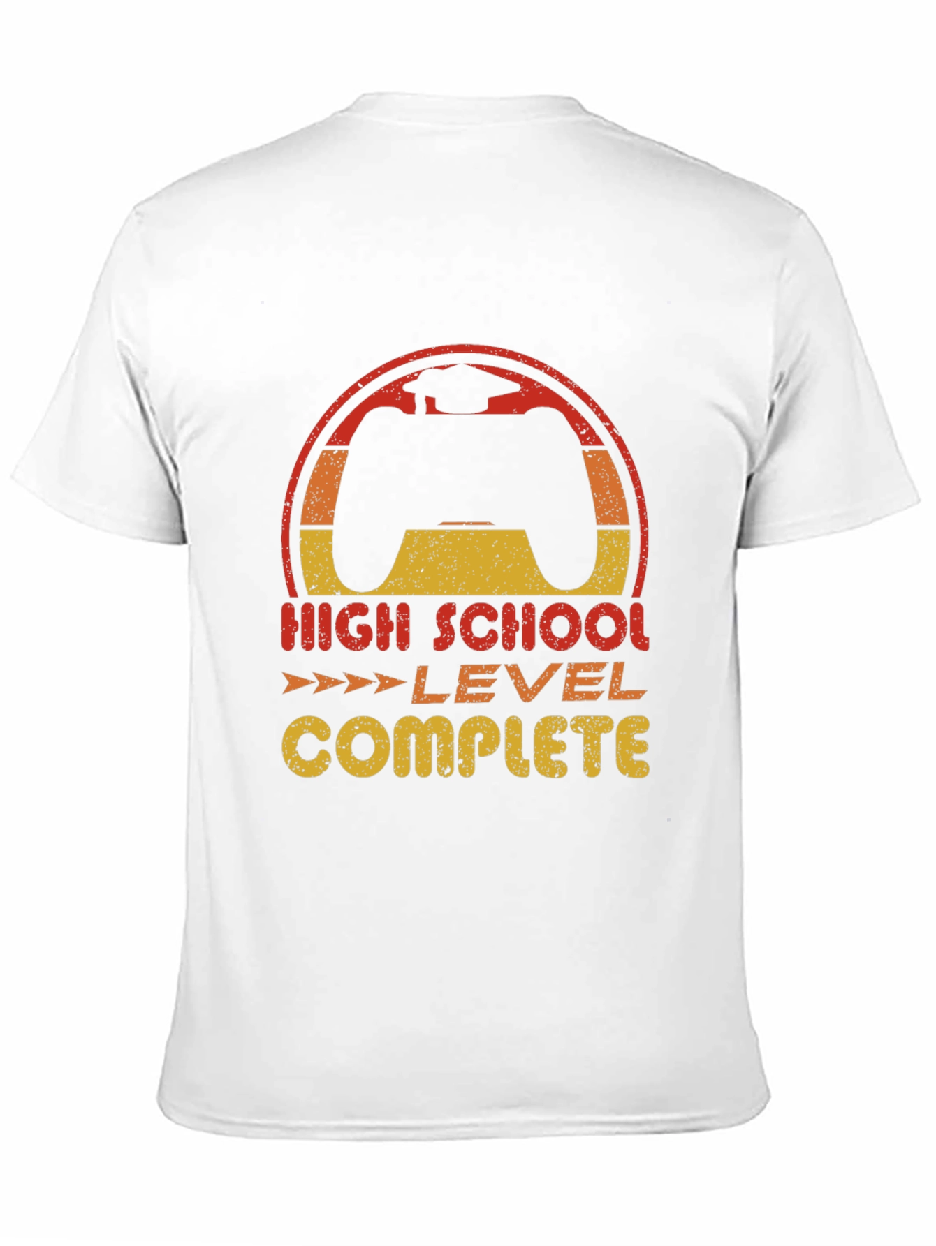 High School Level Complete Graduation Gamer T-Shirt