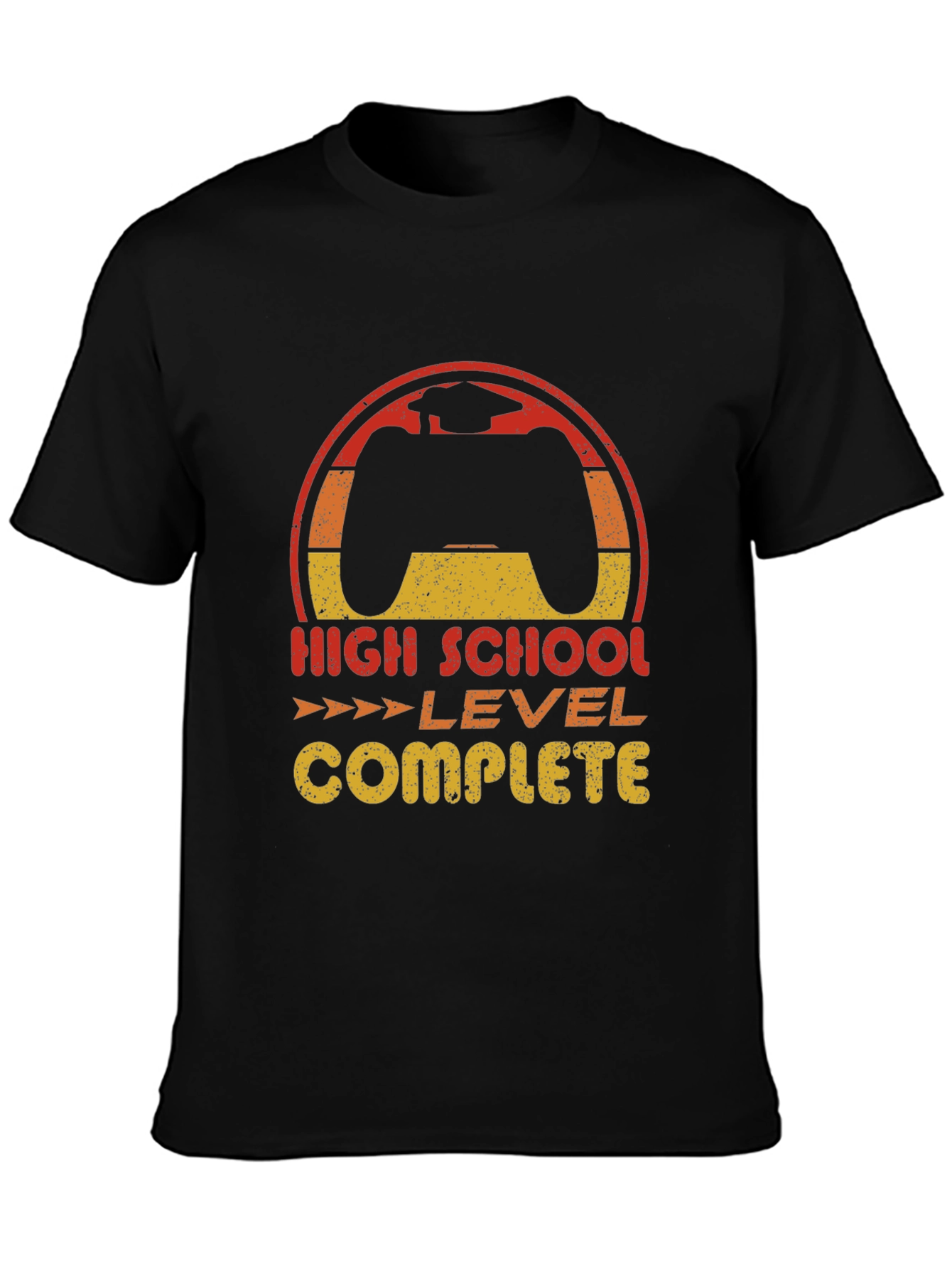 High School Level Complete Graduation Gamer T-Shirt