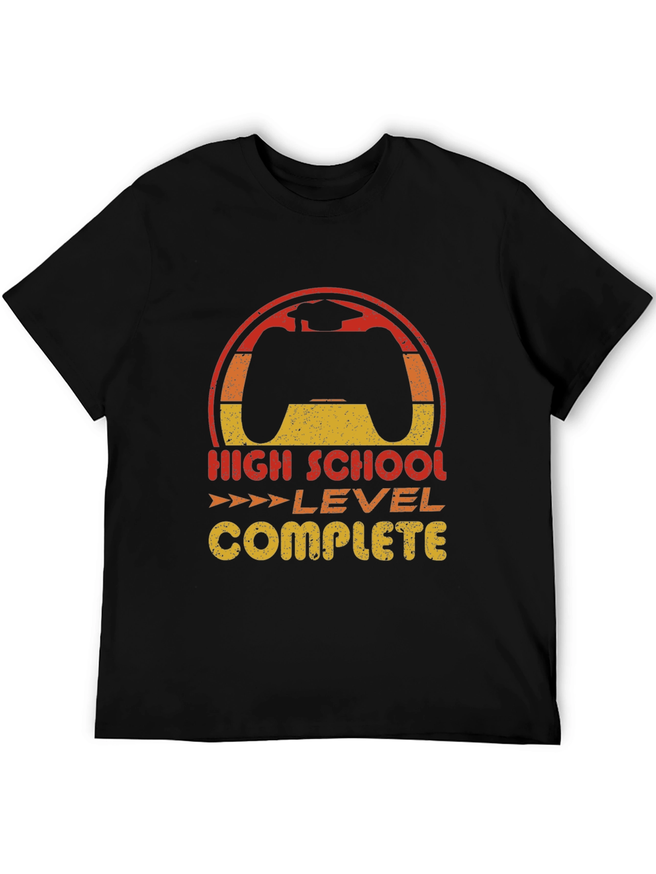 High School Level Complete Graduation Gamer T-Shirt