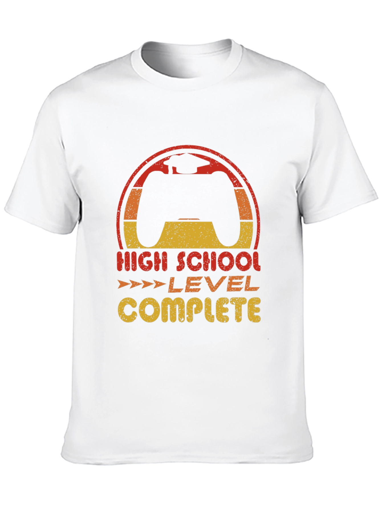 High School Level Complete Graduation Gamer T-Shirt