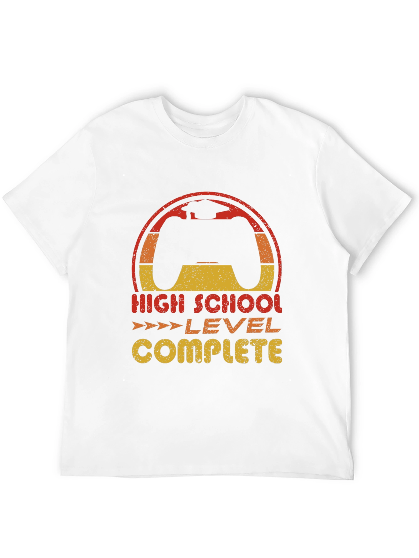 High School Level Complete Graduation Gamer T-Shirt