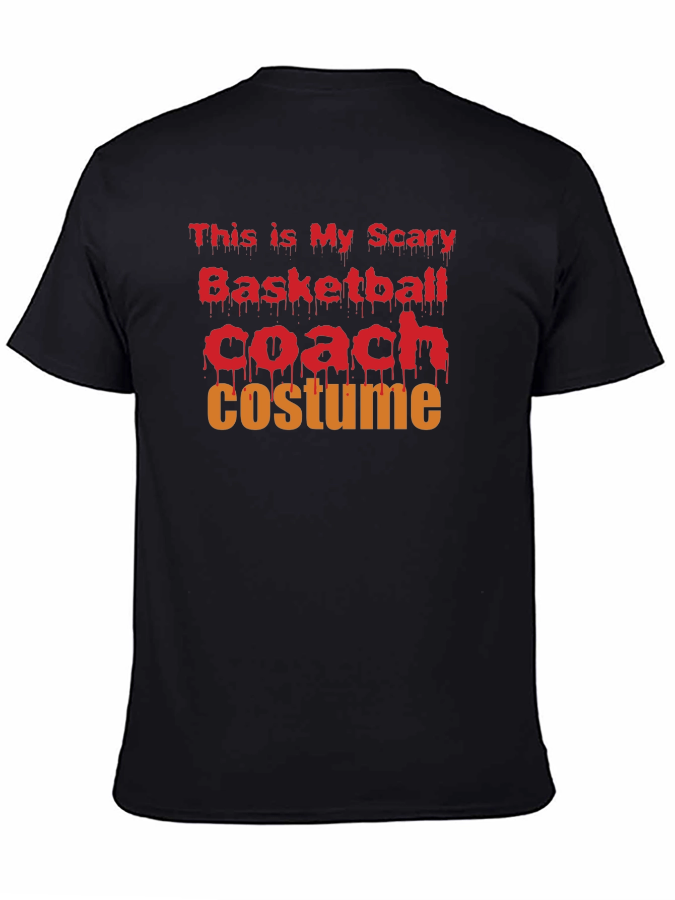 Scary Basketball Coach Costume Halloween T-Shirt