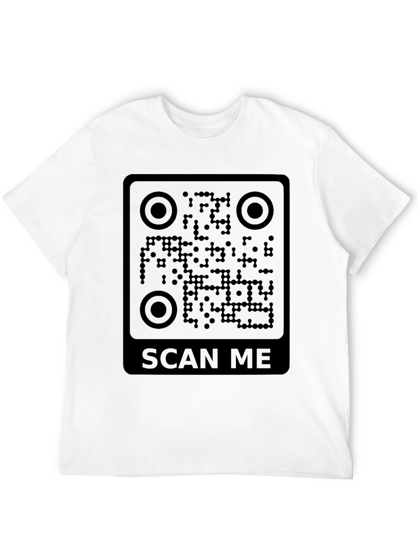 Scan Me QR Code T-Shirt - Novelty Tee