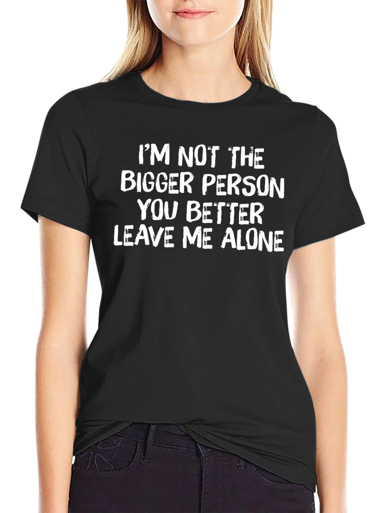 Funny Graphic Tee - Leave Me Alone Sarcastic T-Shirt