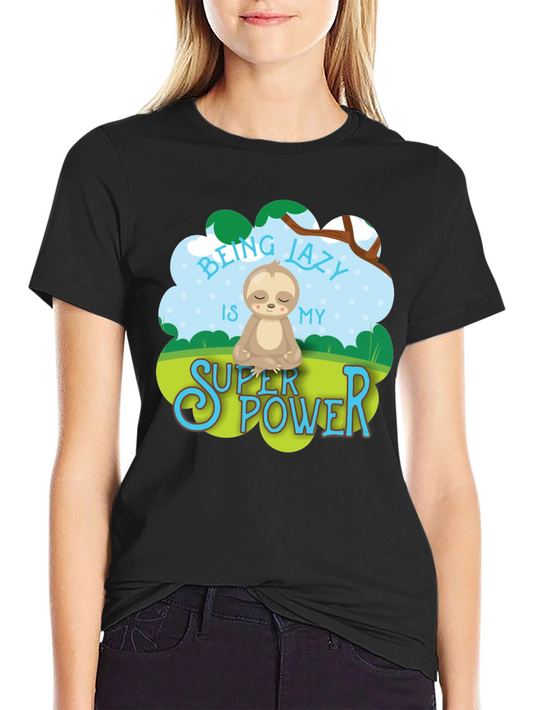 Lazy Sloth Super Power Tee