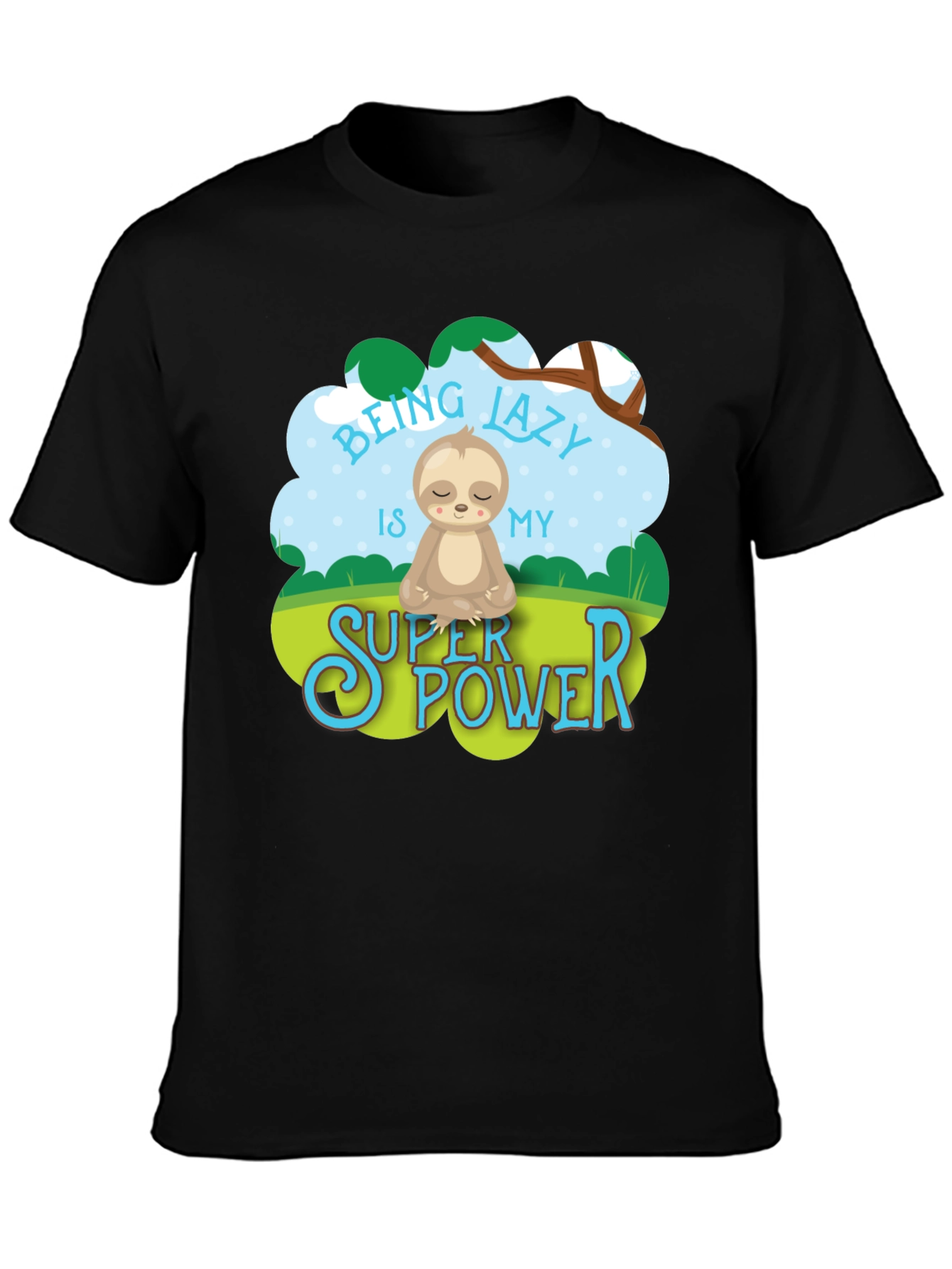 Lazy Sloth Super Power Tee