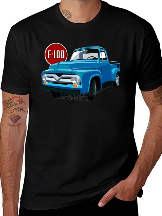 Classic F-100 Truck Graphic Tee - Vintage Style