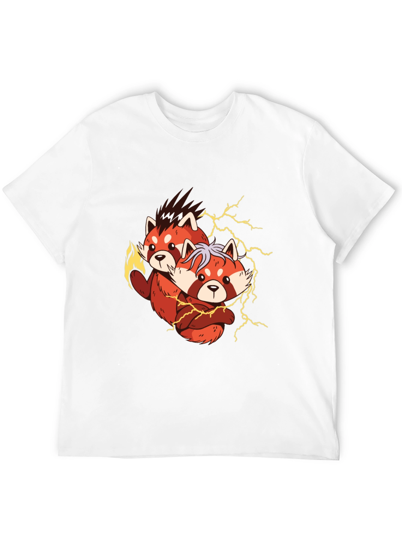 Red Panda Duo T-Shirt - Electric Style!