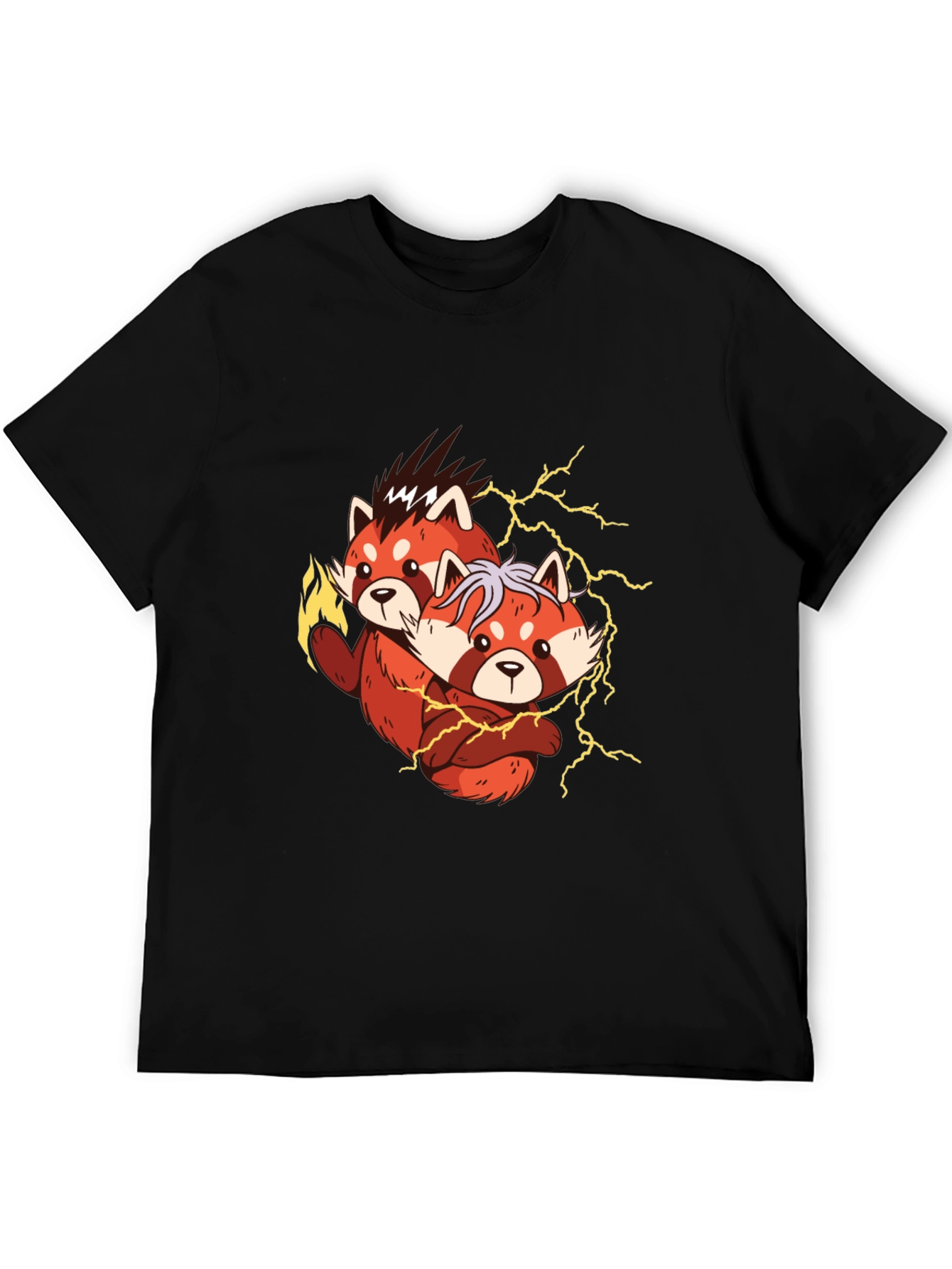 Red Panda Duo T-Shirt - Electric Style!