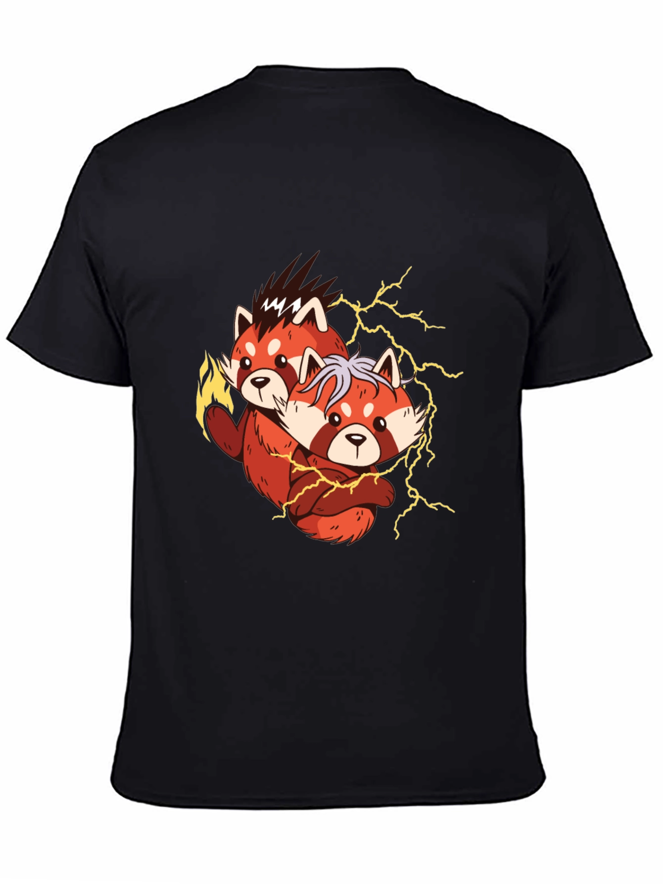 Red Panda Duo T-Shirt - Electric Style!