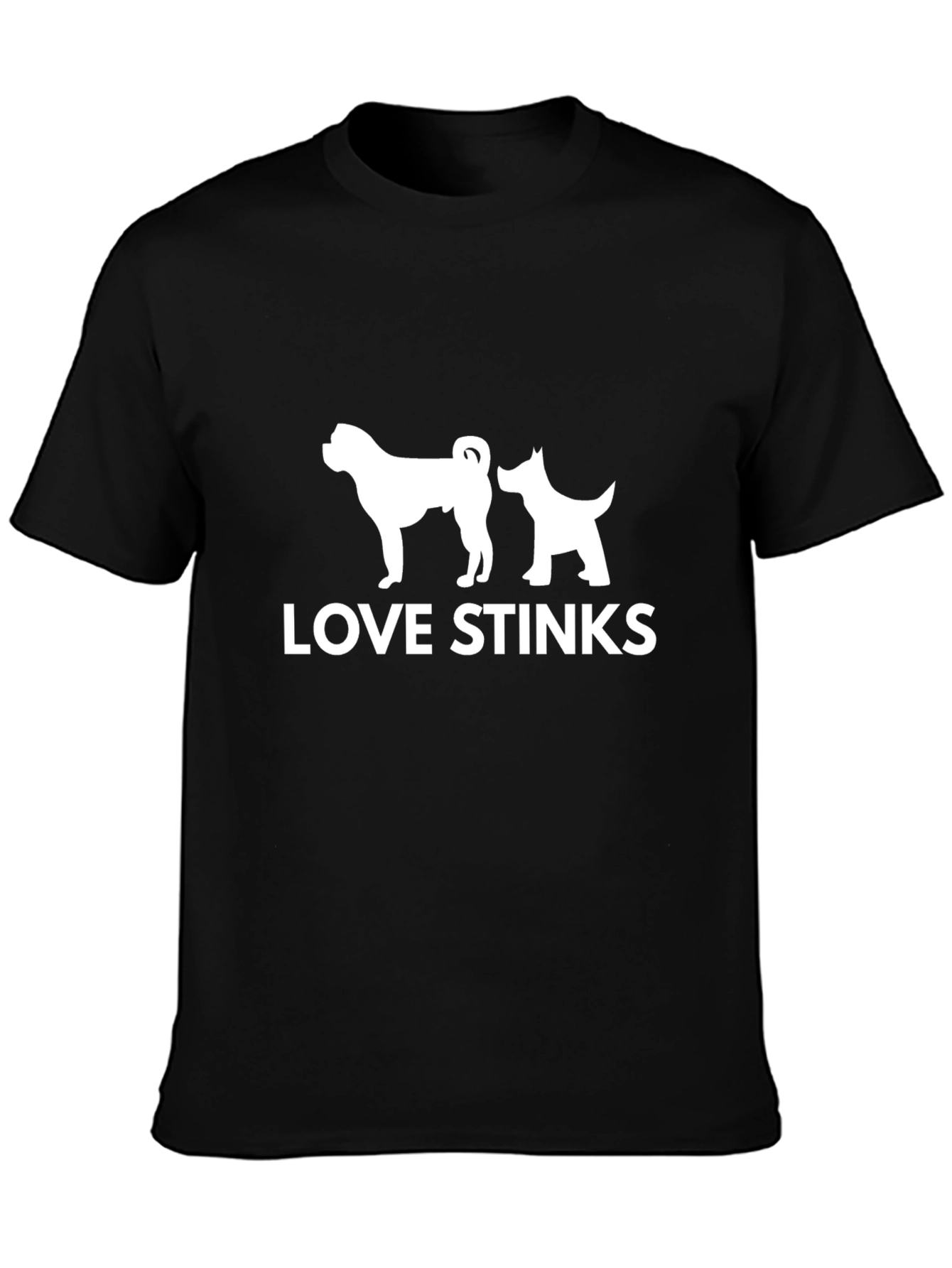 Love Stinks Graphic Tee - Black Humor Shirt