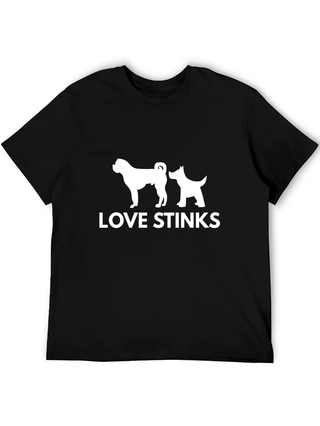Love Stinks Graphic Tee - Black Humor Shirt