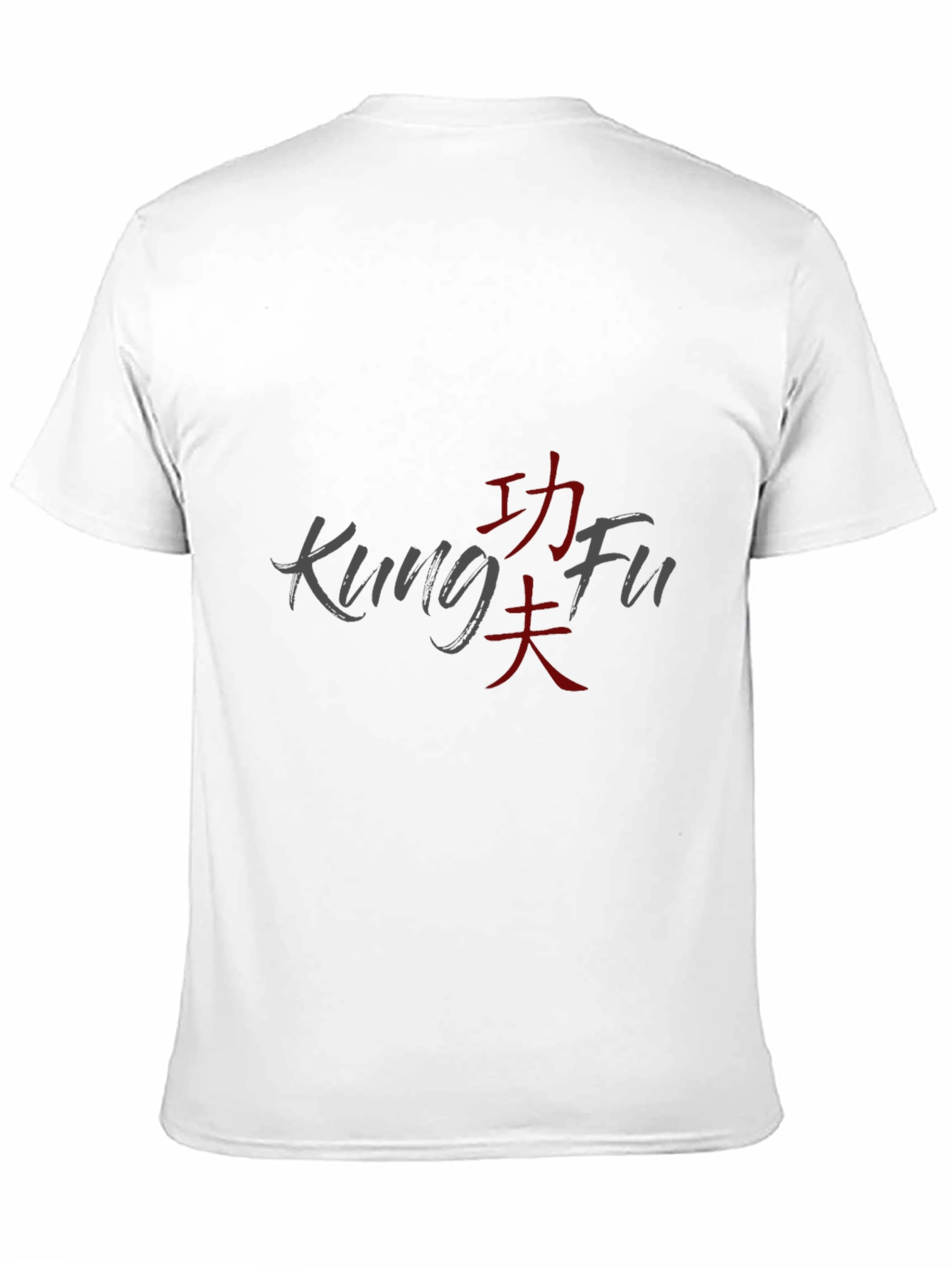 Kung Fu Graphic T-Shirt - Casual Black Tee
