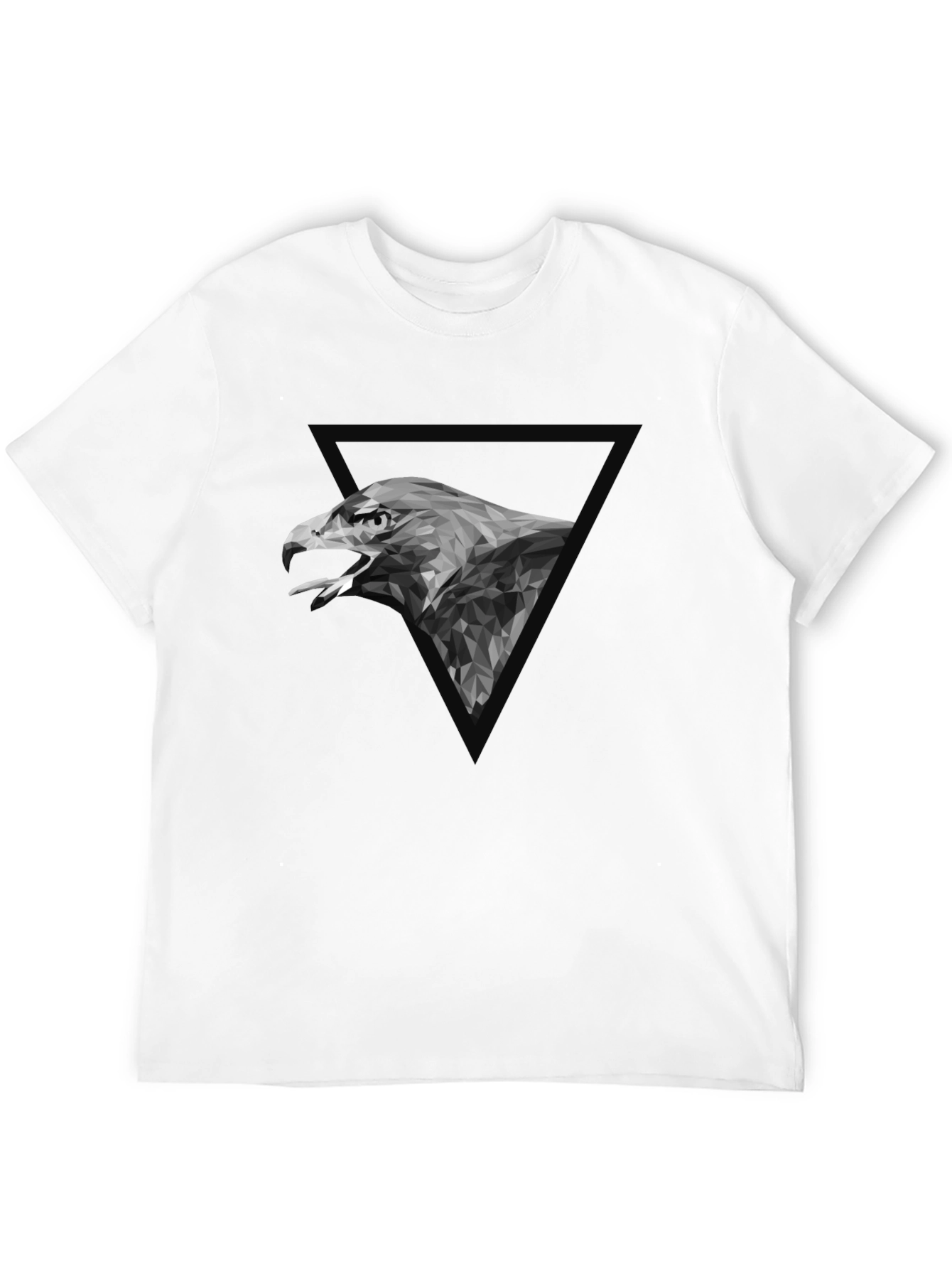 Geometric Eagle Graphic Tee - Modern Menswear