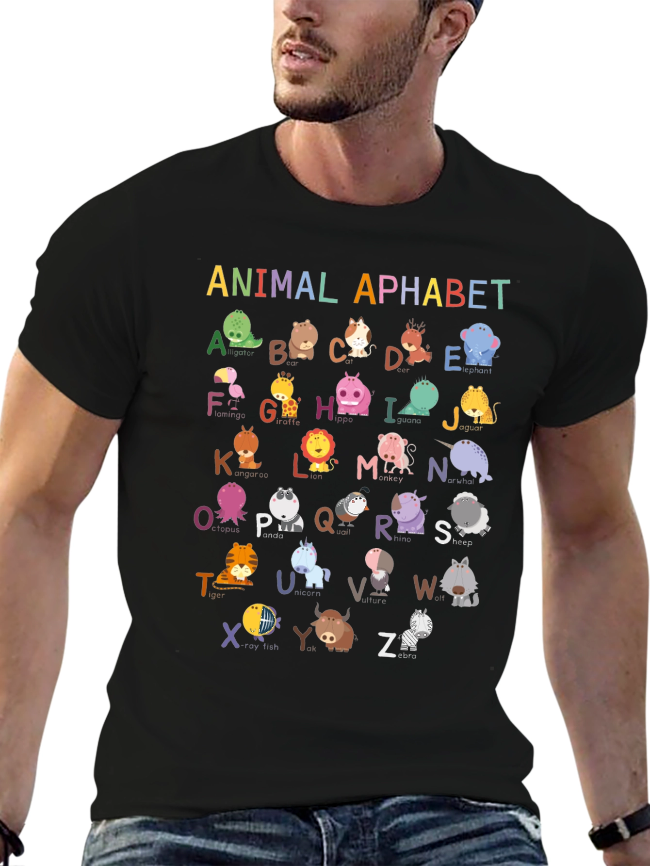 Animal Alphabet T-Shirt: Educational & Fun