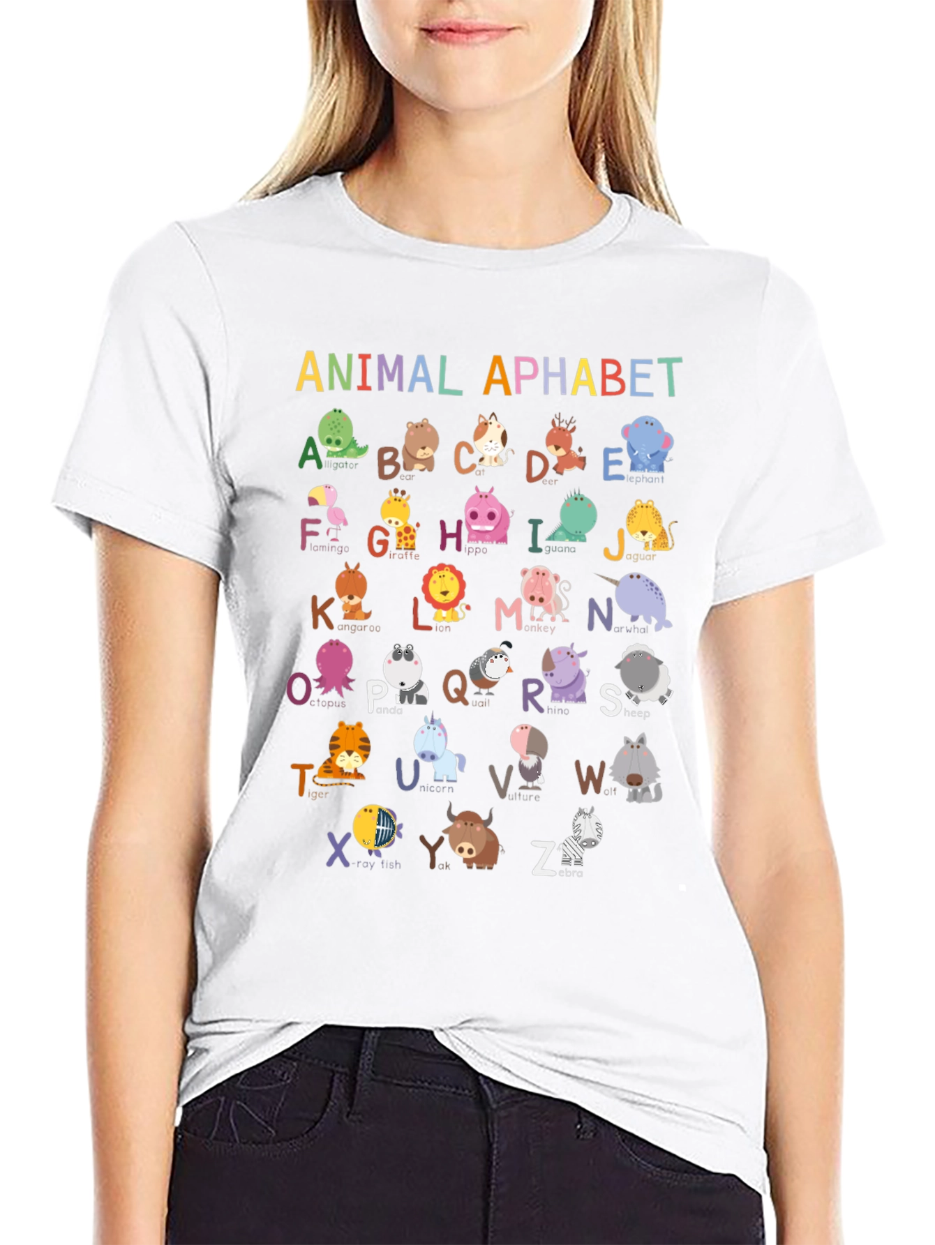 Animal Alphabet T-Shirt: Educational & Fun