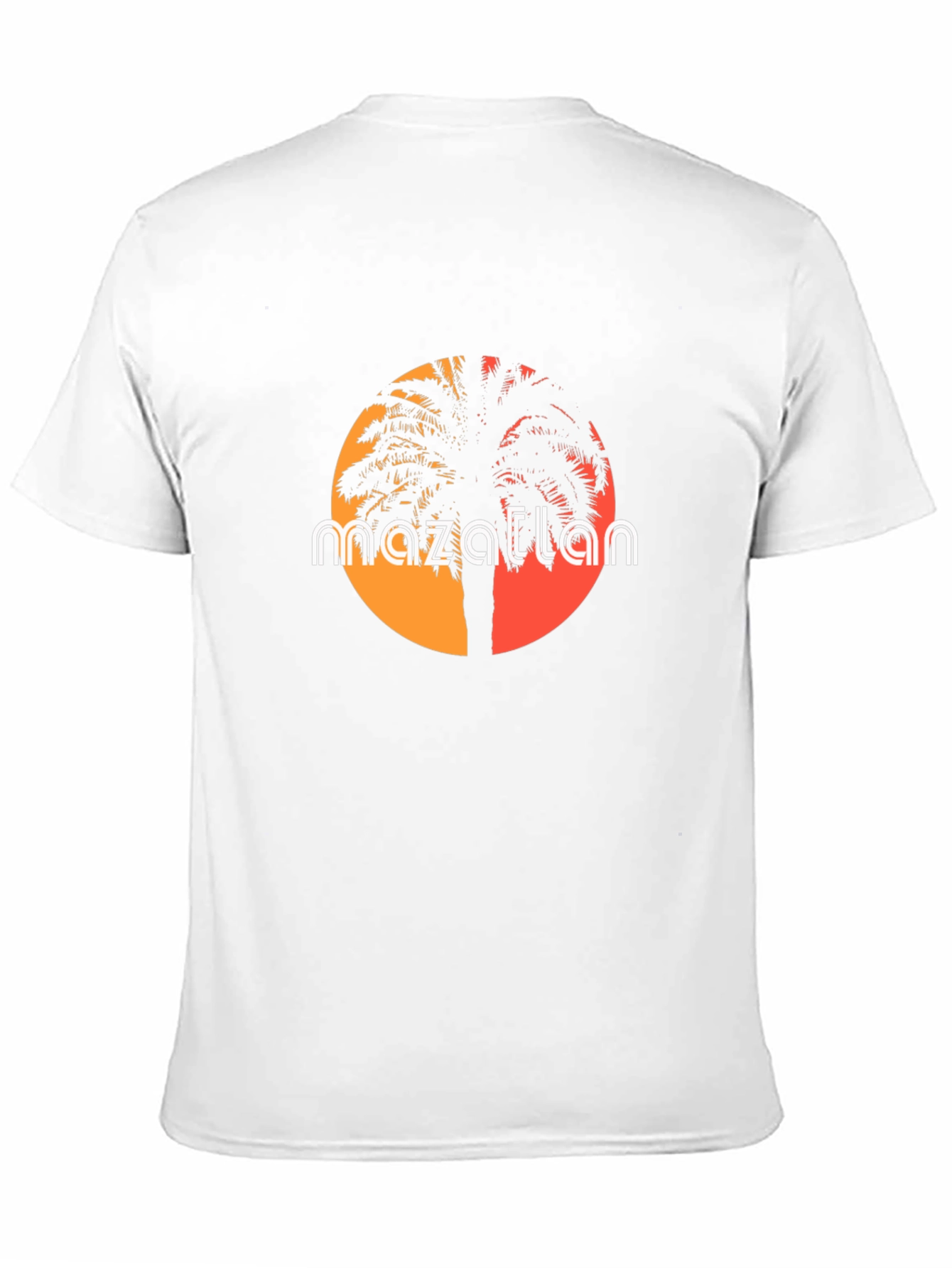 Mazatlan Palm Tree Sunset T-Shirt - Tropical Vibes
