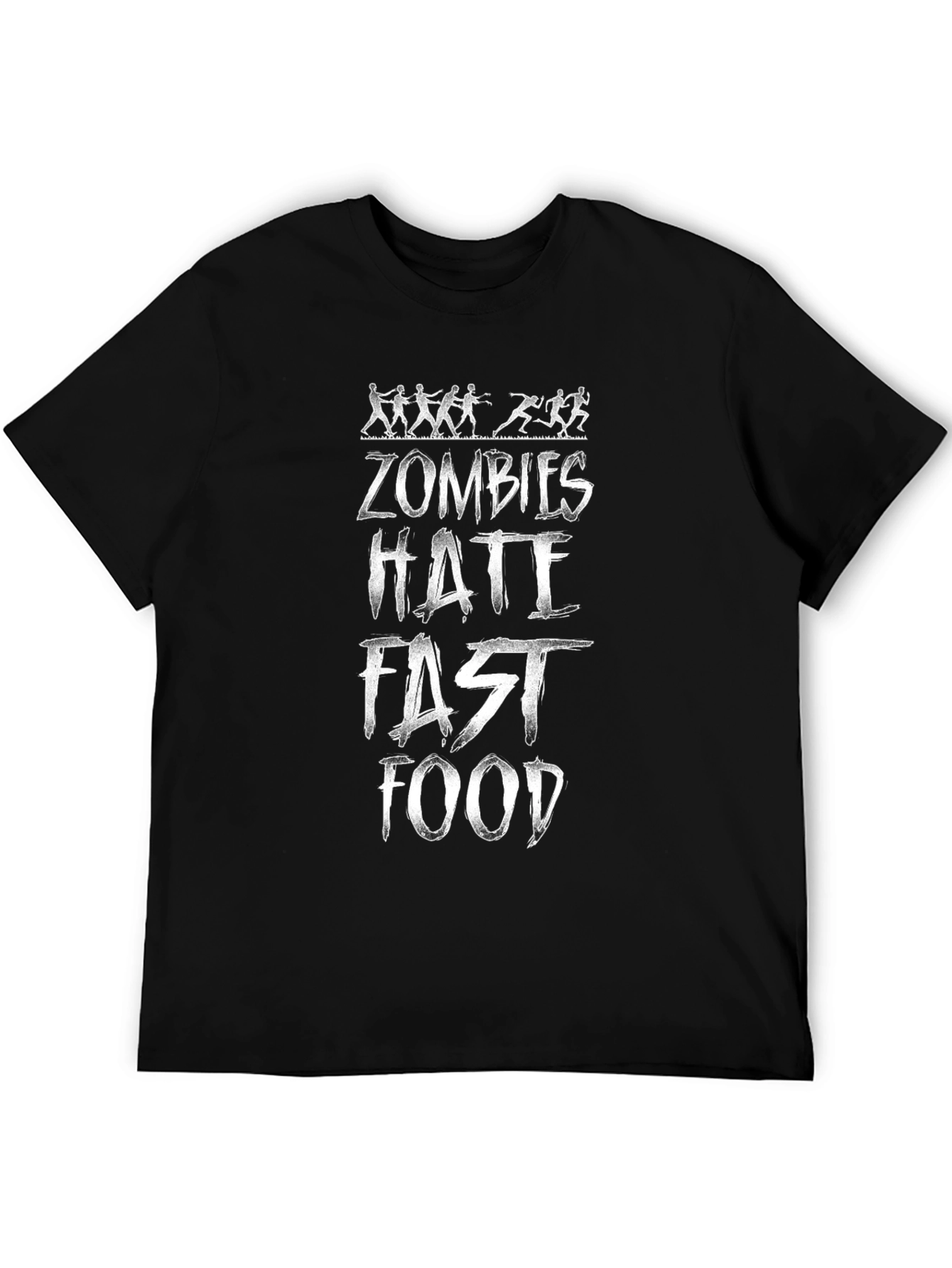 Zombies Hate Fast Food Graphic Tee