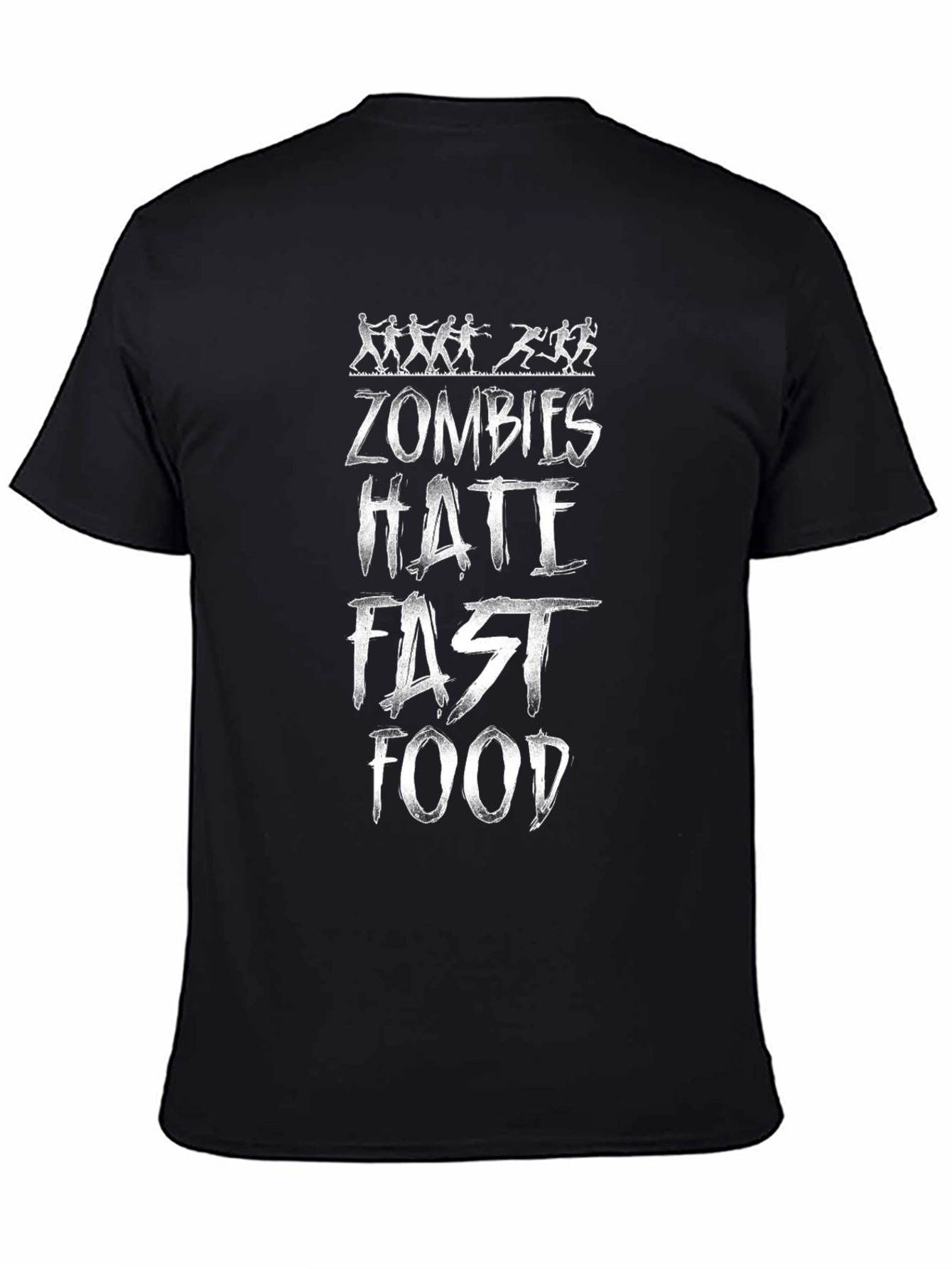 Zombies Hate Fast Food Graphic Tee