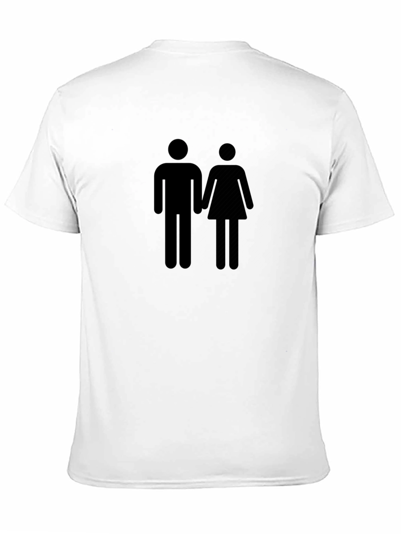 Couple Symbol Black T-Shirt - Unisex Style