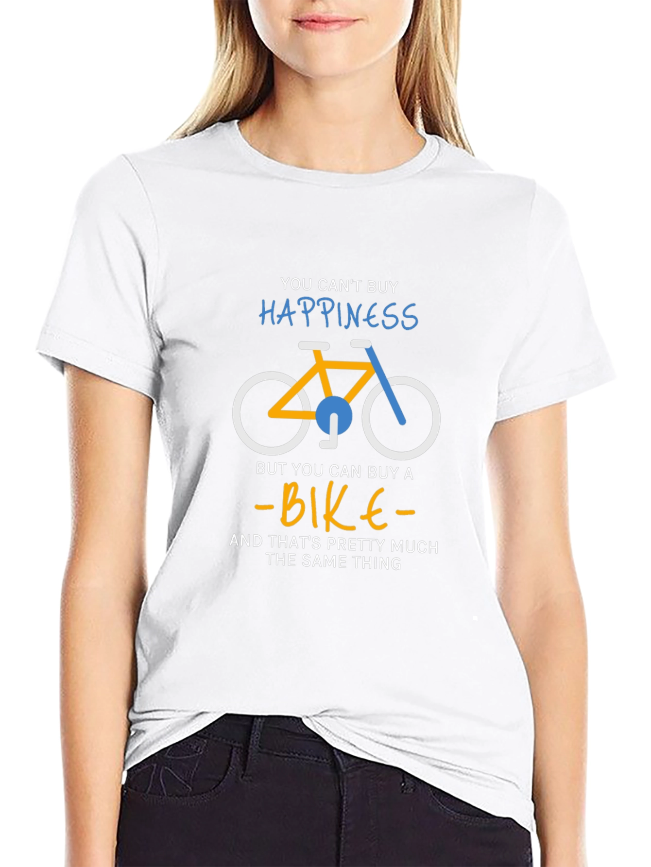 Happiness Bike Graphic Tee
