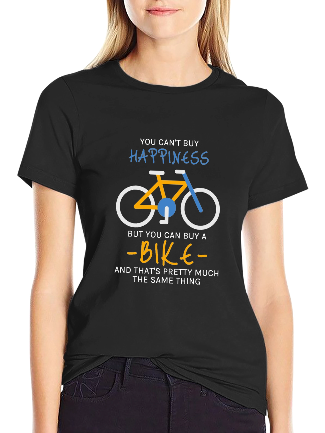 Happiness Bike Graphic Tee