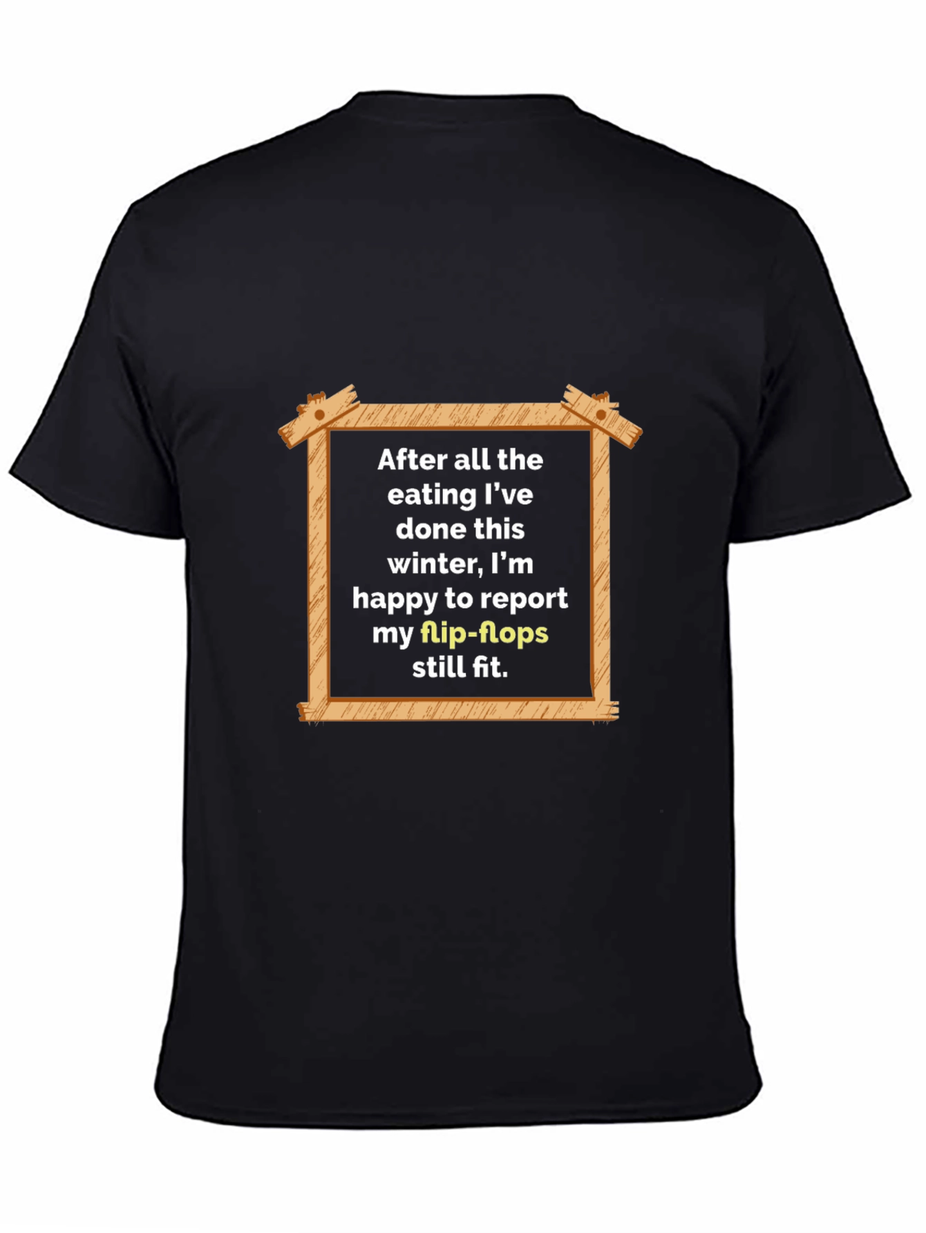 Funny Flip-Flops Still Fit T-Shirt