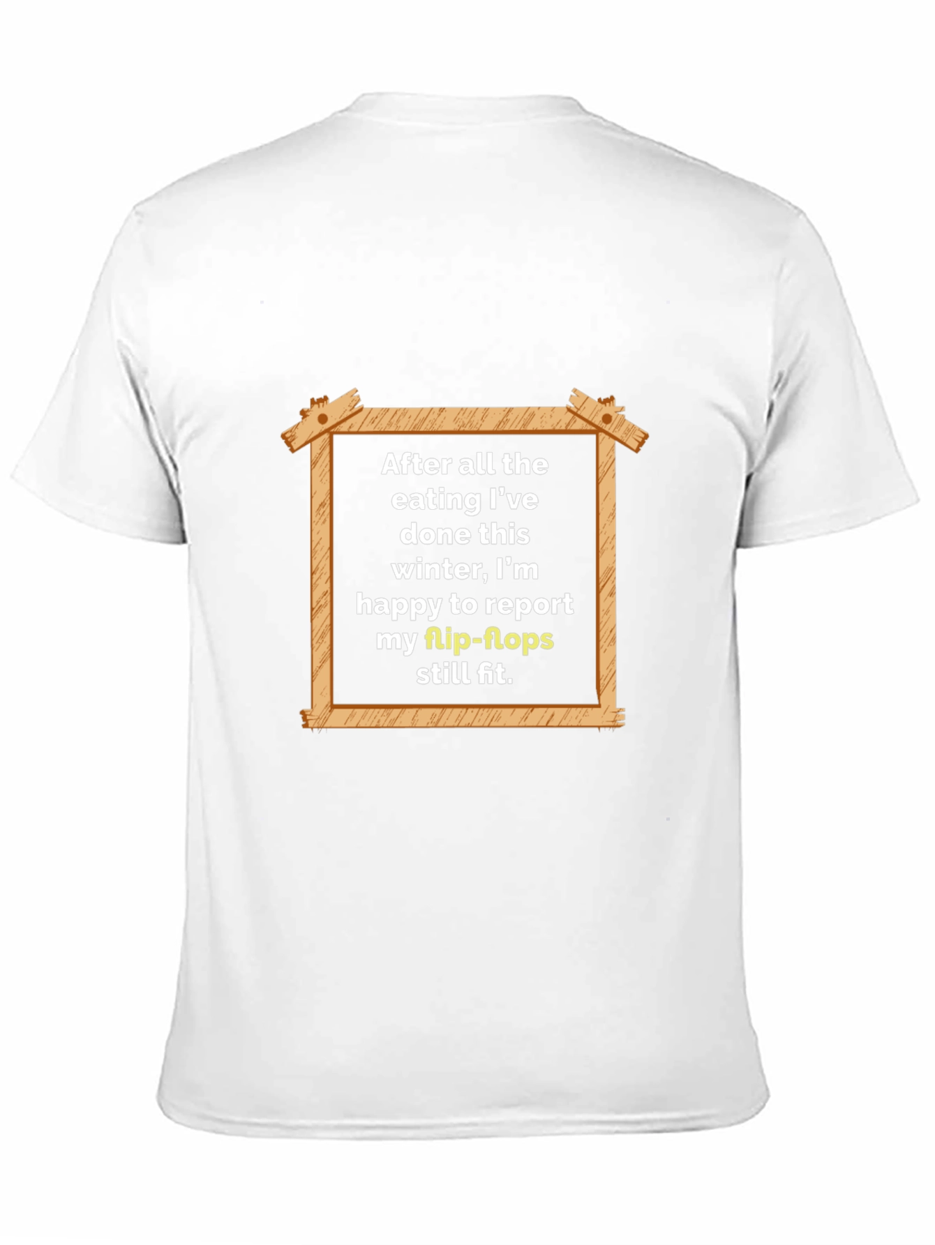 Funny Flip-Flops Still Fit T-Shirt