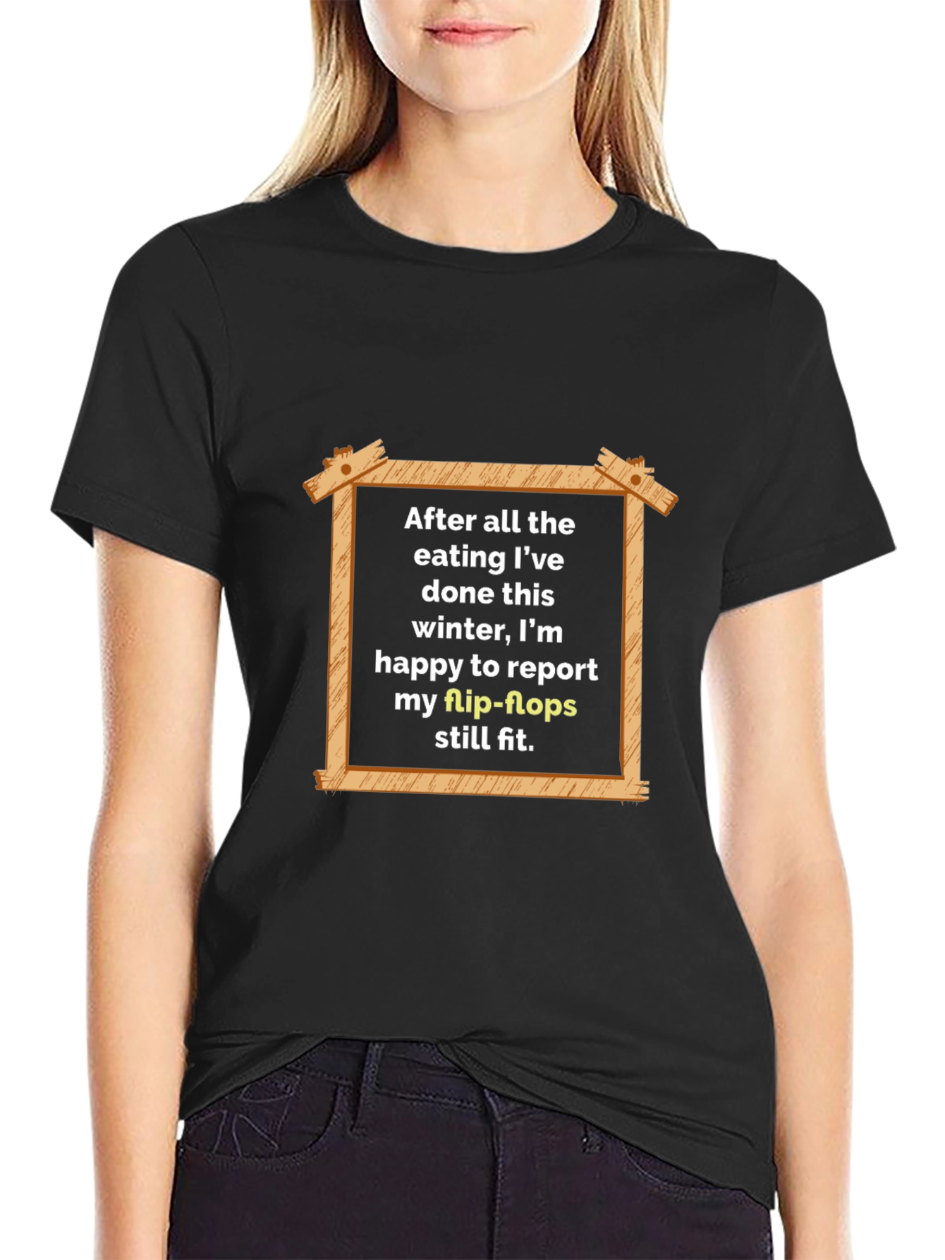 Funny Flip-Flops Still Fit T-Shirt