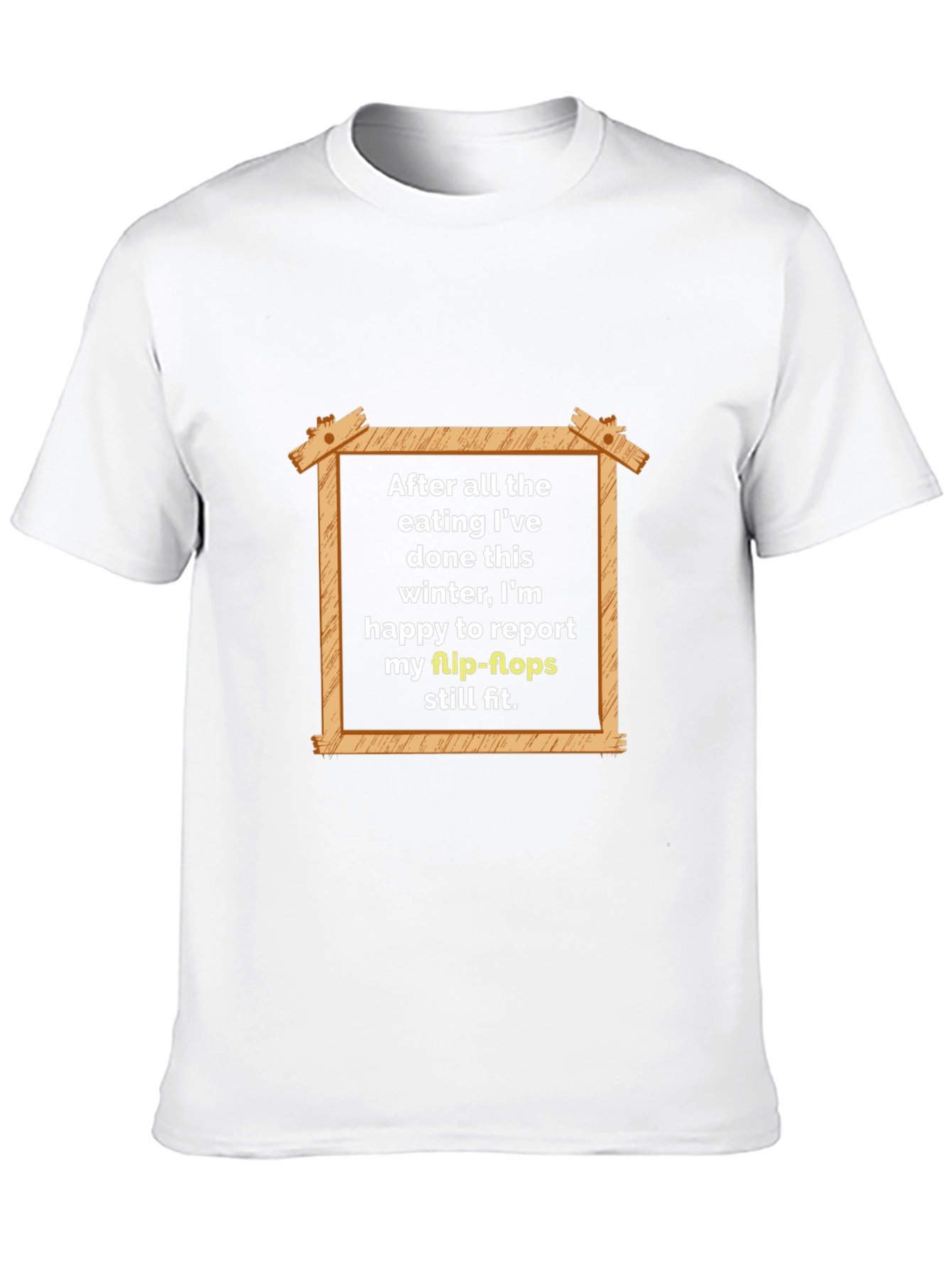 Funny Flip-Flops Still Fit T-Shirt