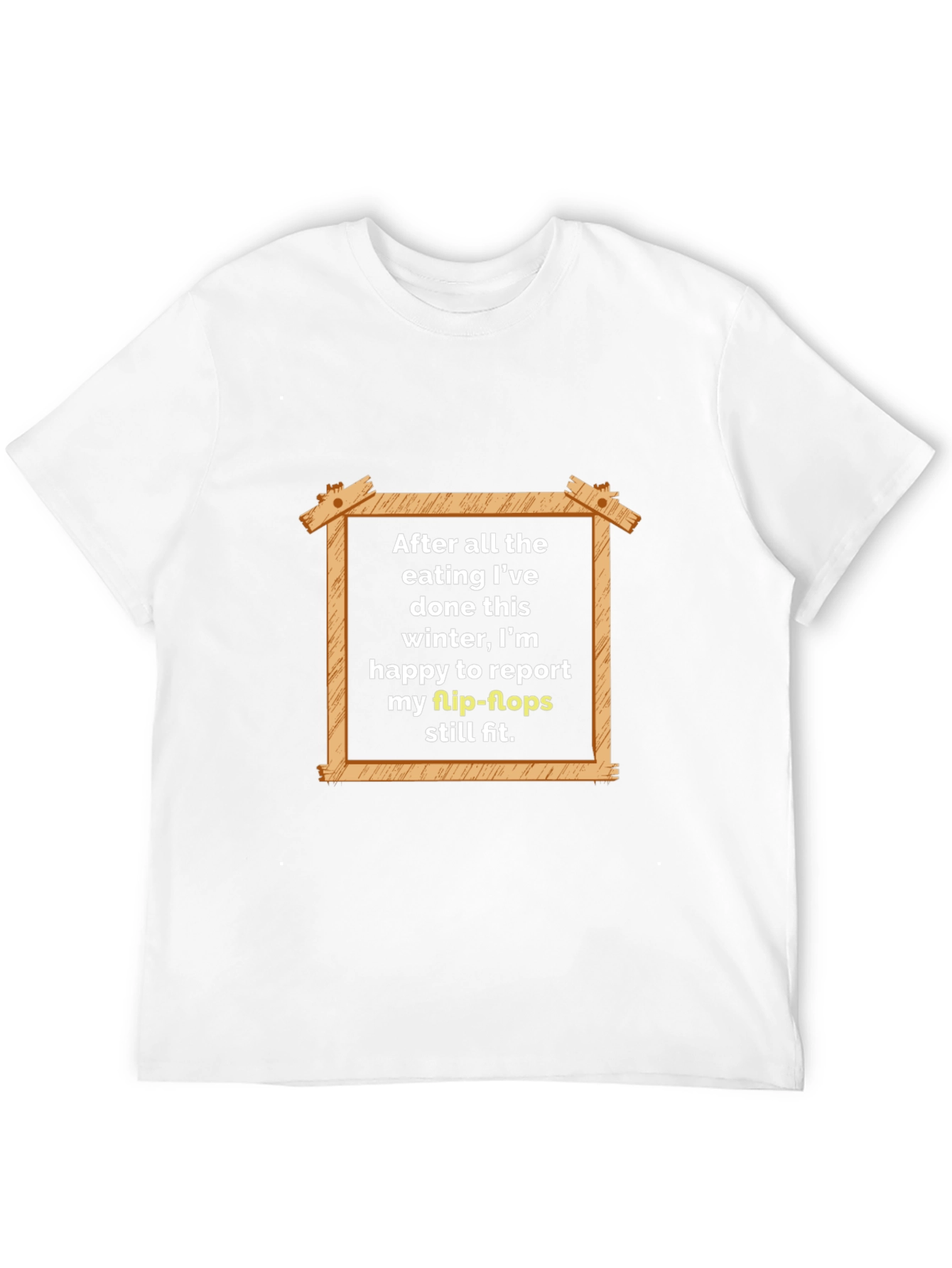 Funny Flip-Flops Still Fit T-Shirt