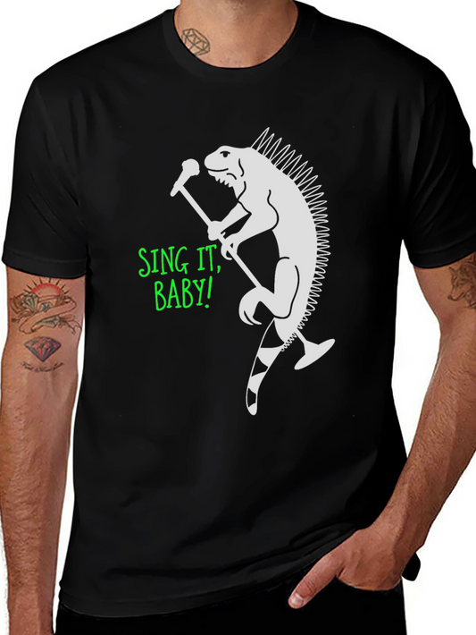 Sing It Baby! Lizard Rocker Tee