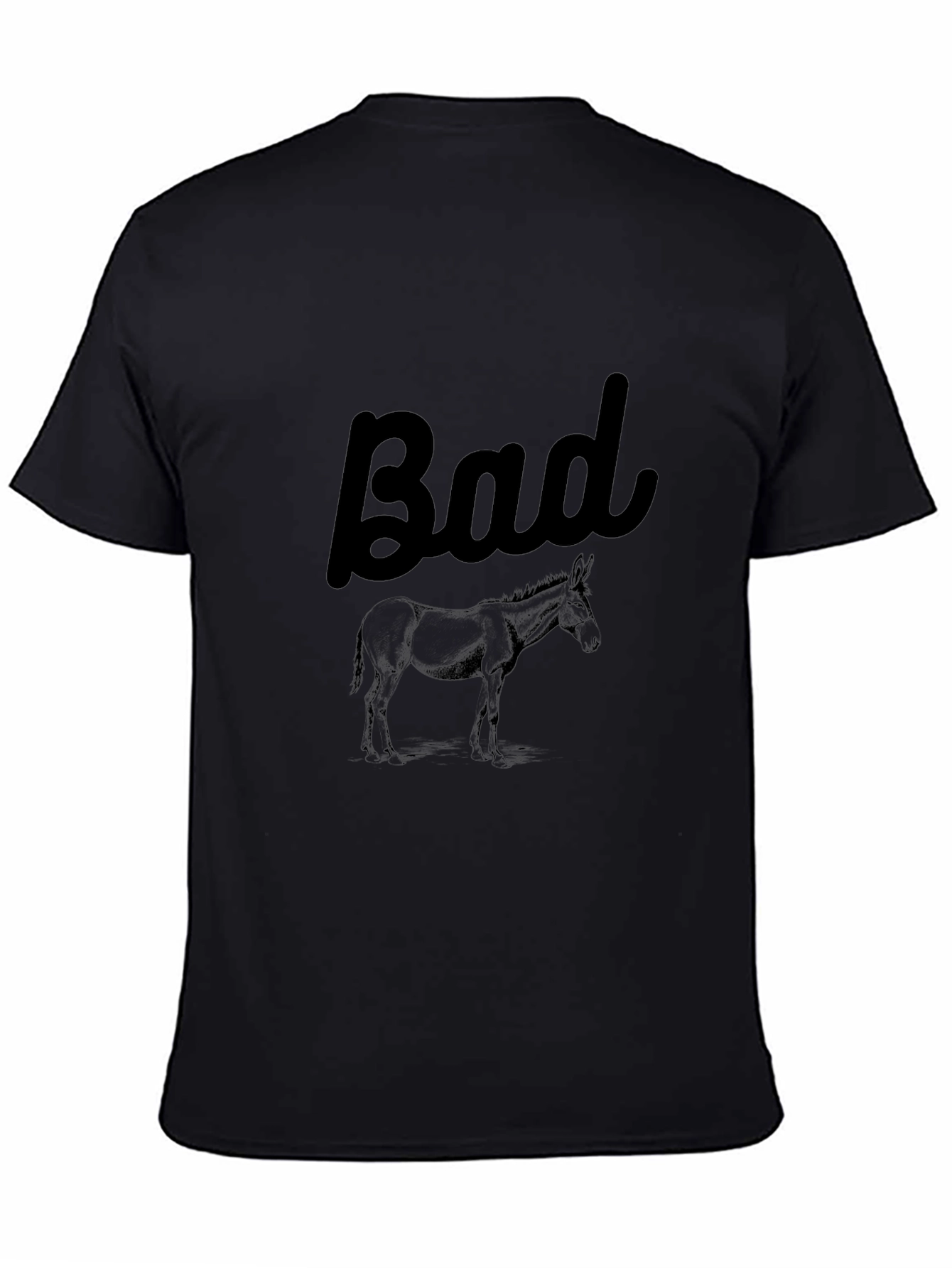 Bad Donkey Graphic T-Shirt - Black