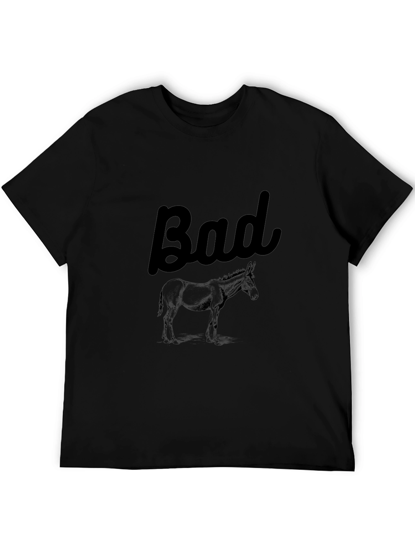 Bad Donkey Graphic T-Shirt - Black