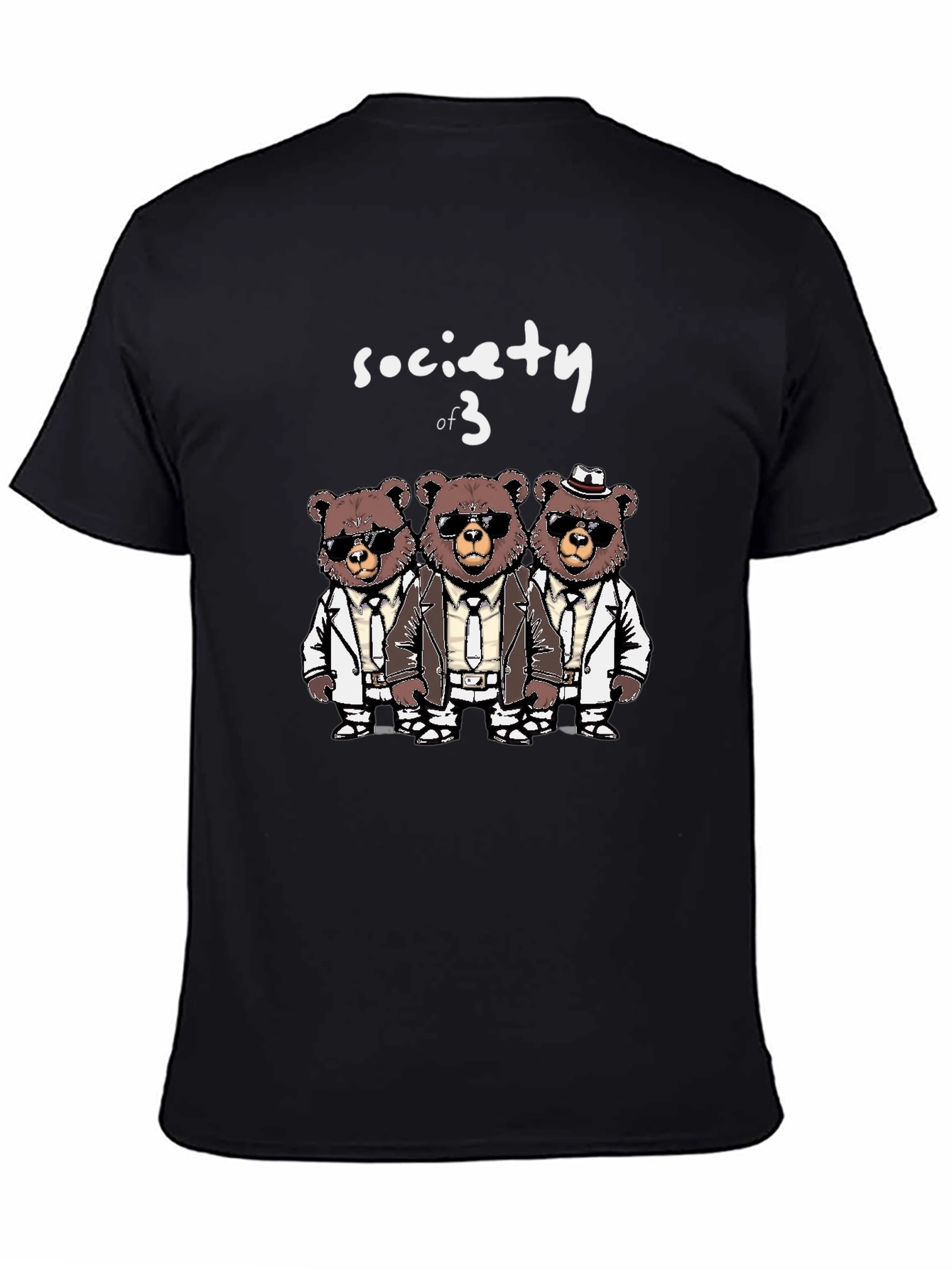 Society of 3 Bears T-Shirt - Trendy & Unique!