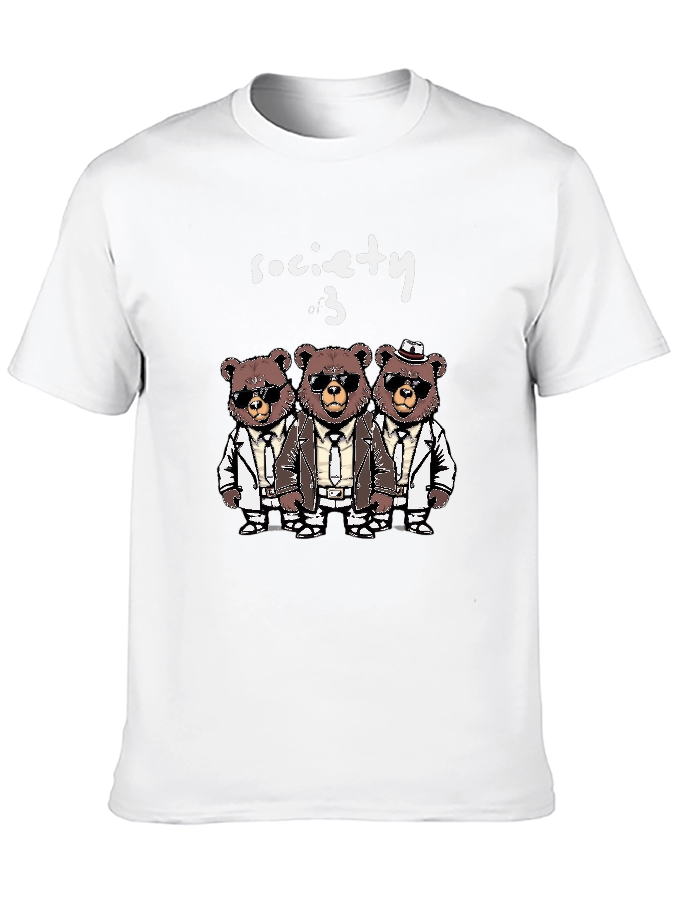 Society of 3 Bears T-Shirt - Trendy & Unique!
