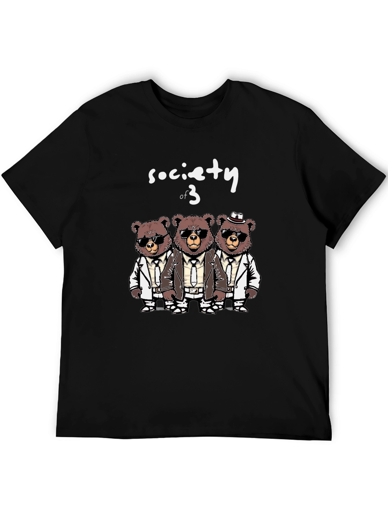 Society of 3 Bears T-Shirt - Trendy & Unique!