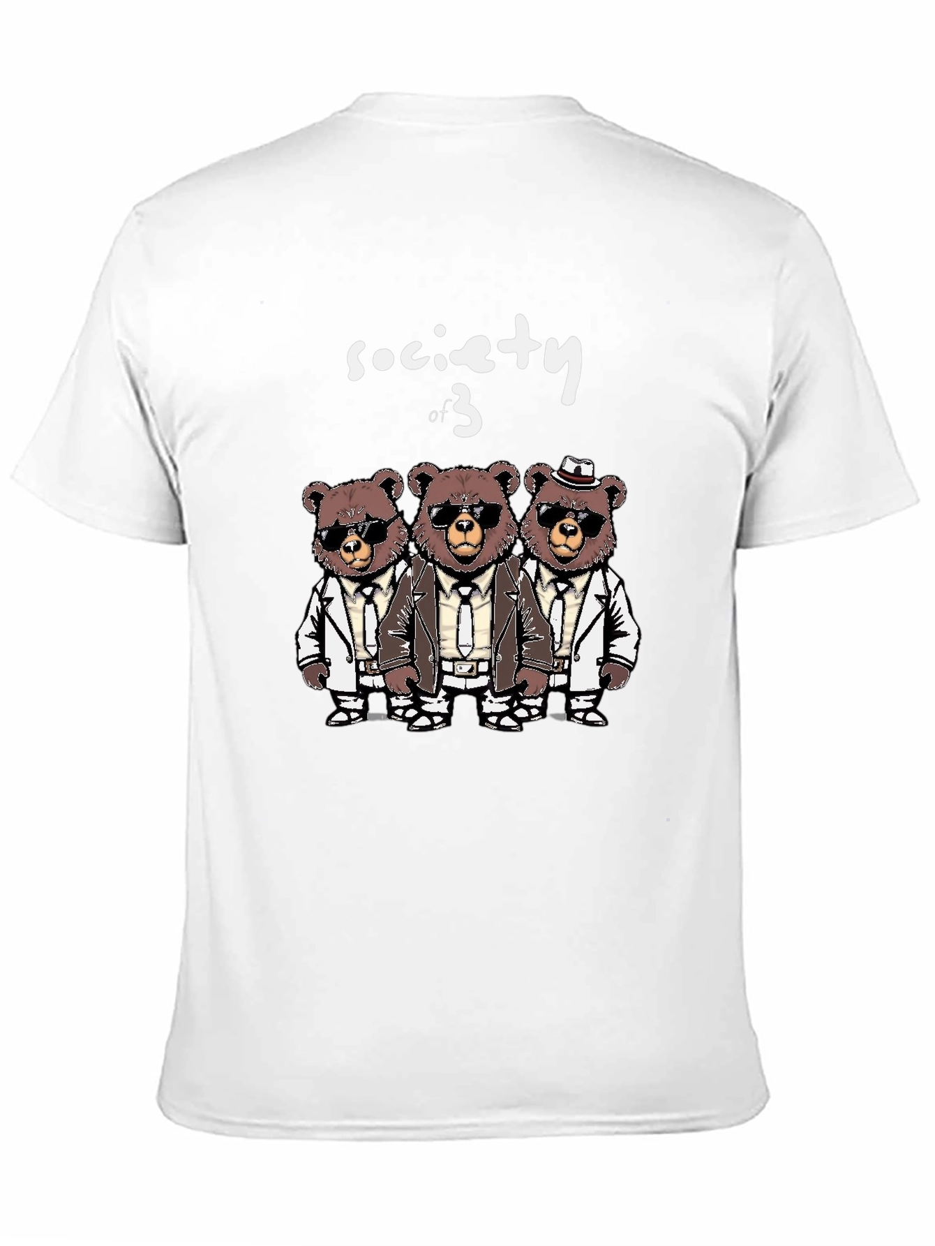 Society of 3 Bears T-Shirt - Trendy & Unique!