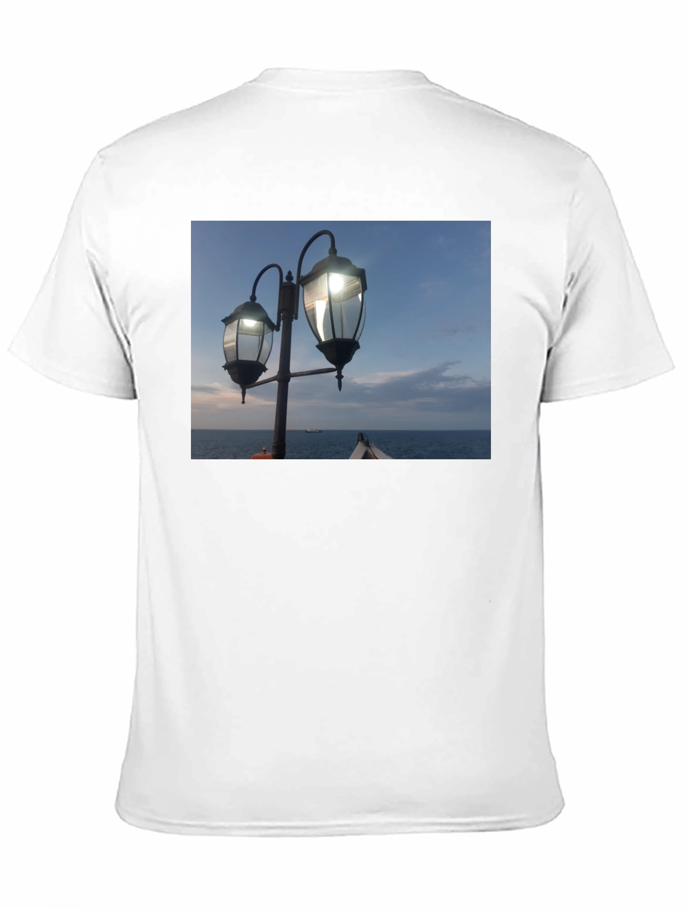 Nautical Lights Graphic Black T-Shirt