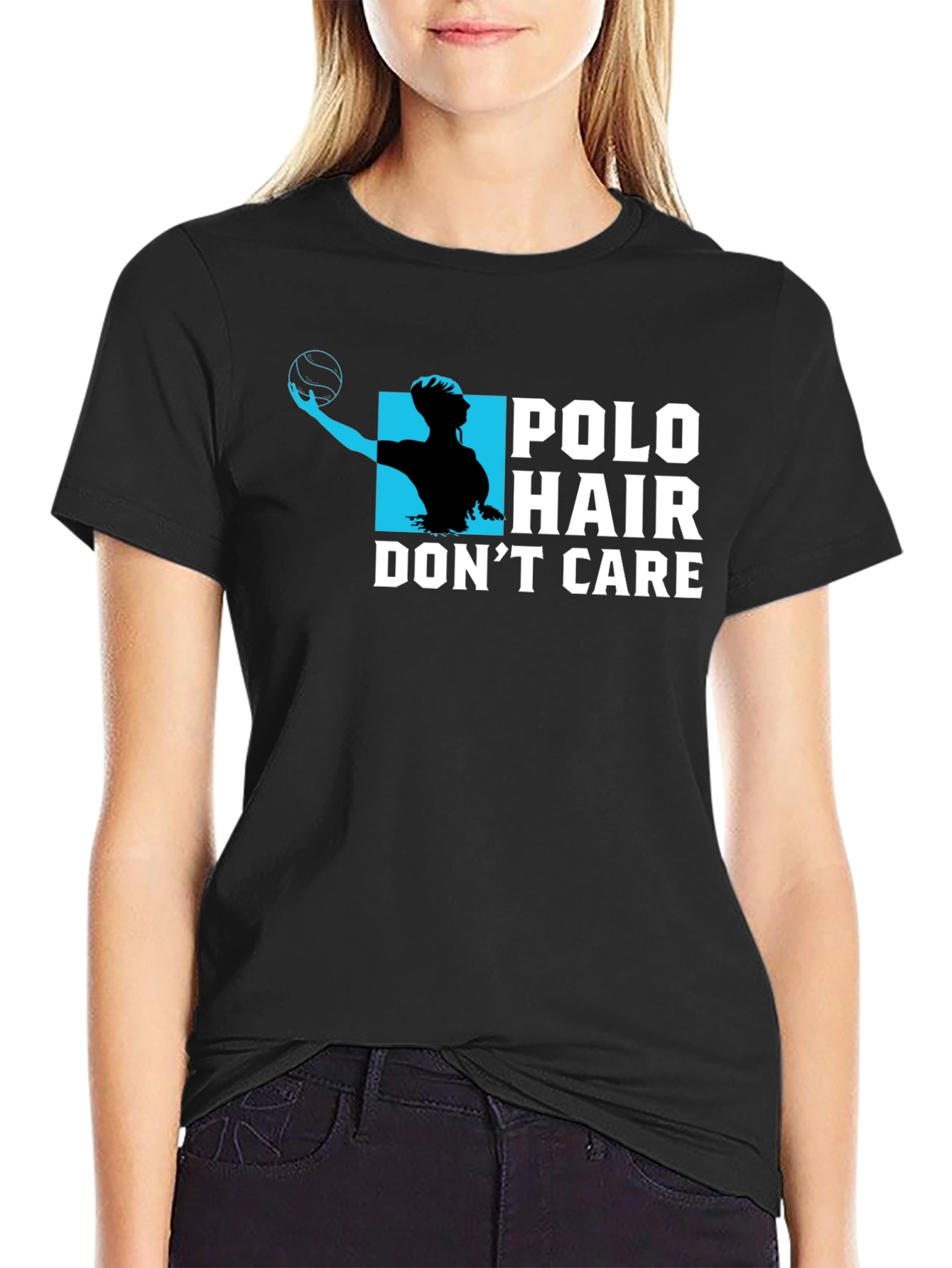 Polo Hair Dont Care Graphic T-Shirt