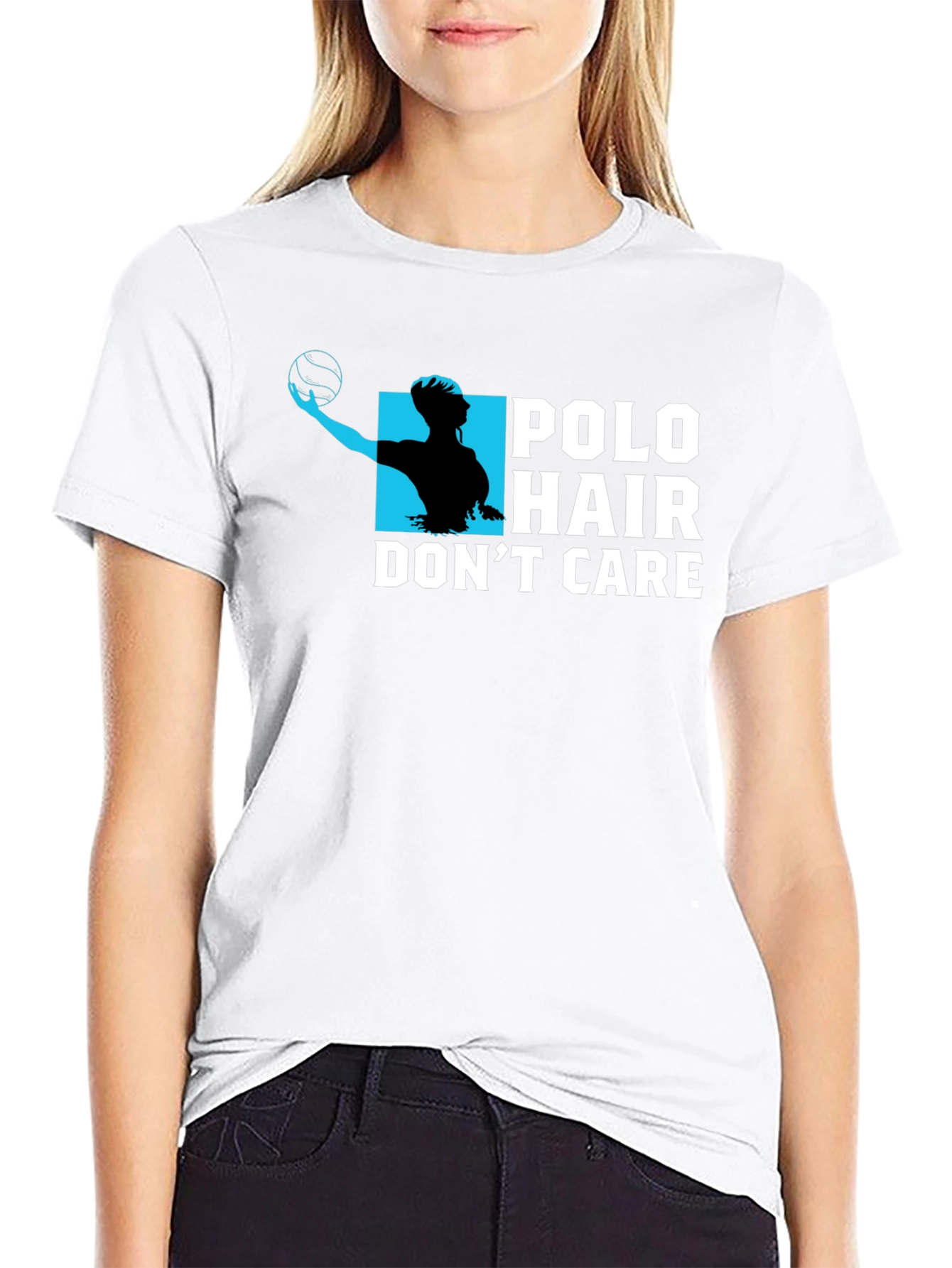Polo Hair Dont Care Graphic T-Shirt
