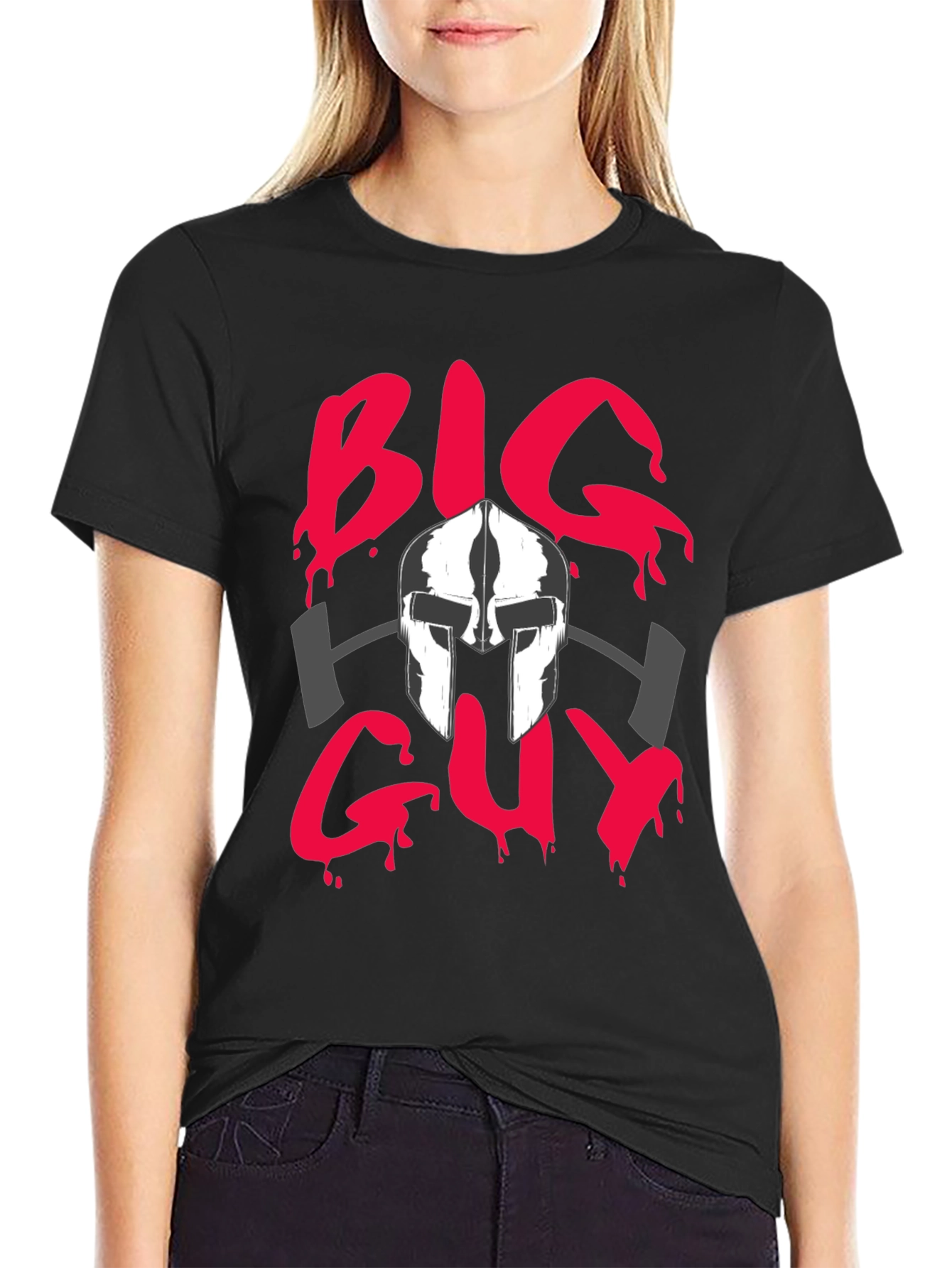 Big Guy T-Shirt - Spartan Gym Design